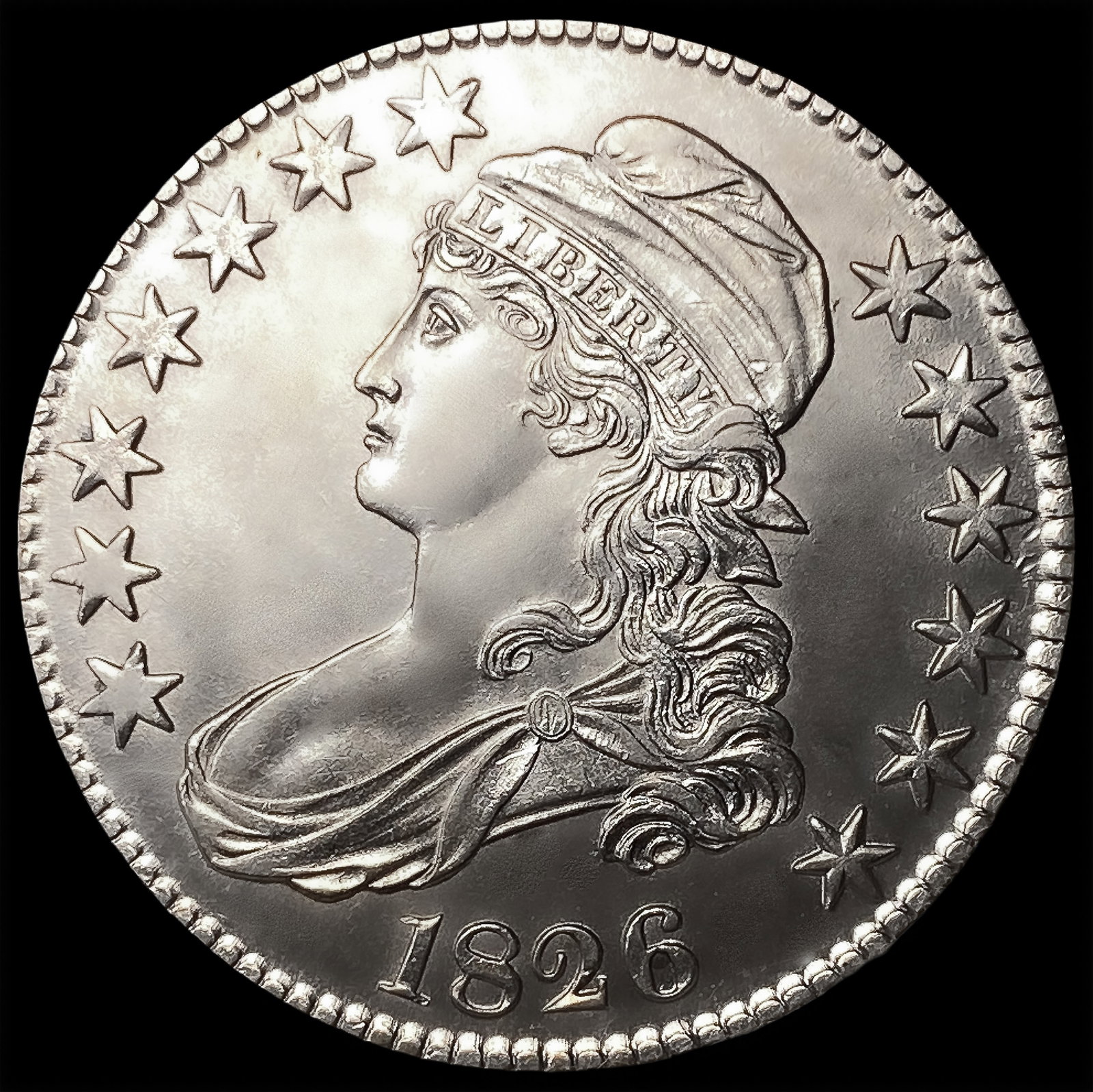 1826 Capped Bust Half Dollar (1 of 2)