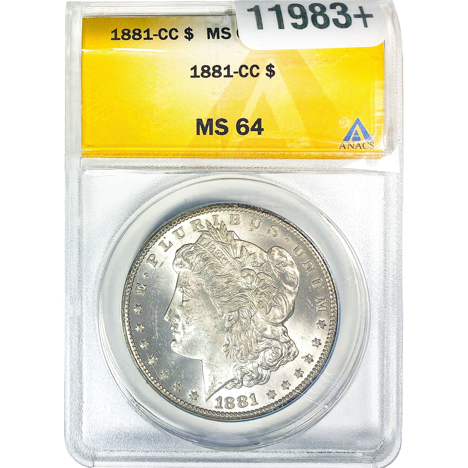 1881-CC Morgan Silver Dollar ANACS MS64 (1 of 4)