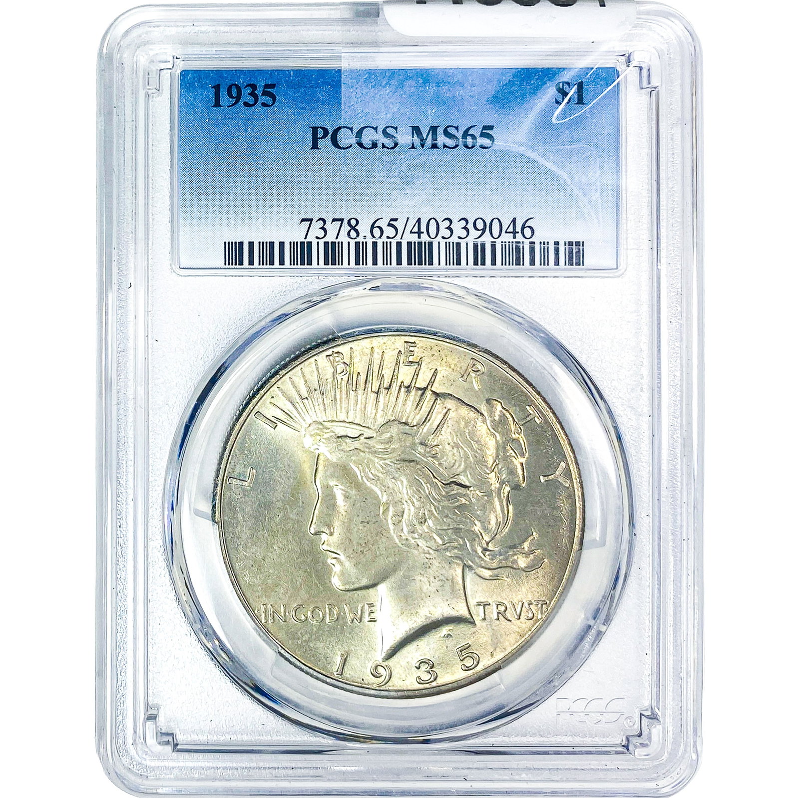 1935 Silver Peace Dollar PCGS MS65 (1 of 4)