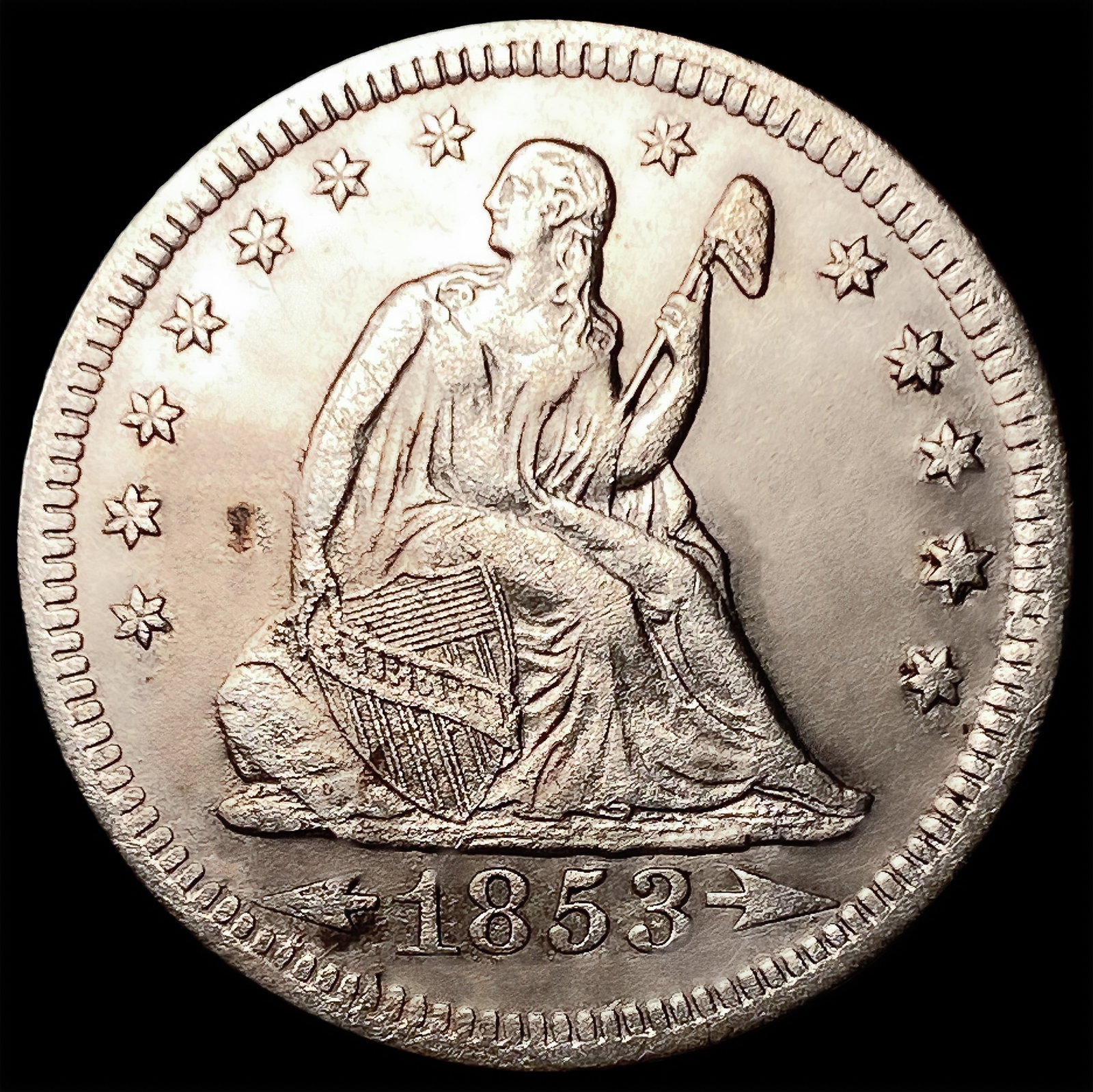 1853-O Seated Liberty Quarter: 1853-O Seated Liberty Quarter