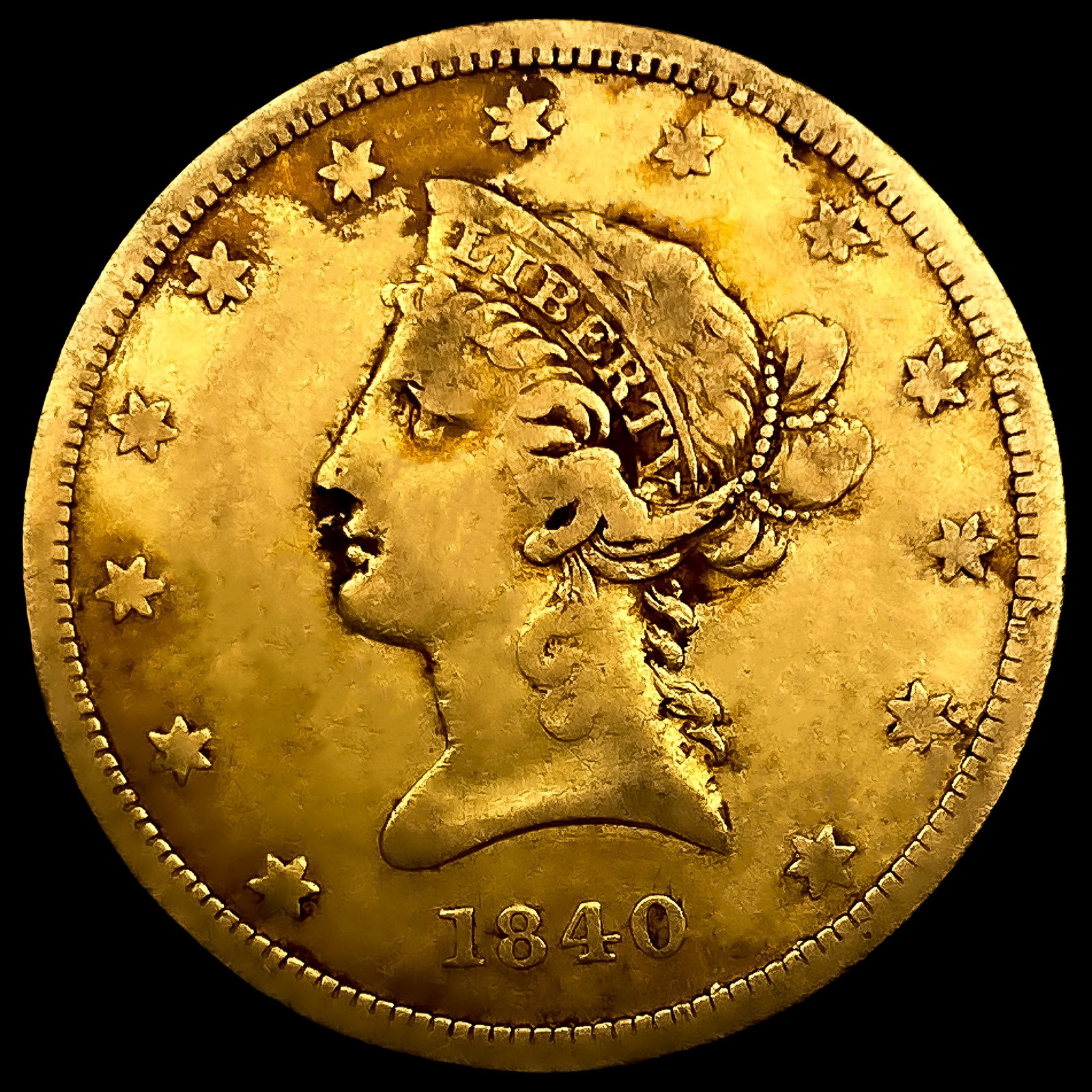 1840 $10 Gold Eagle: 1840 $10 Gold Eagle