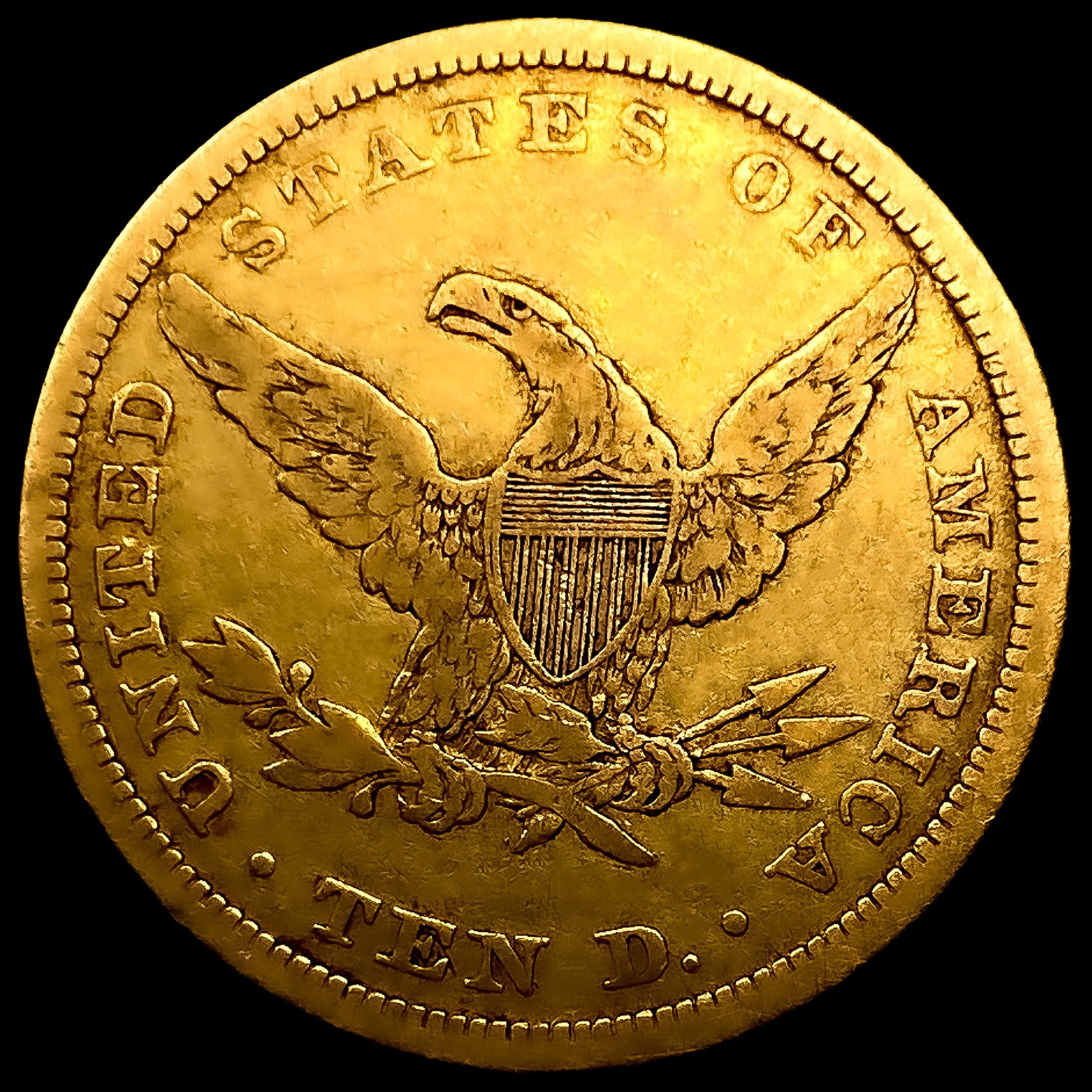 1840 $10 Gold Eagle - 2