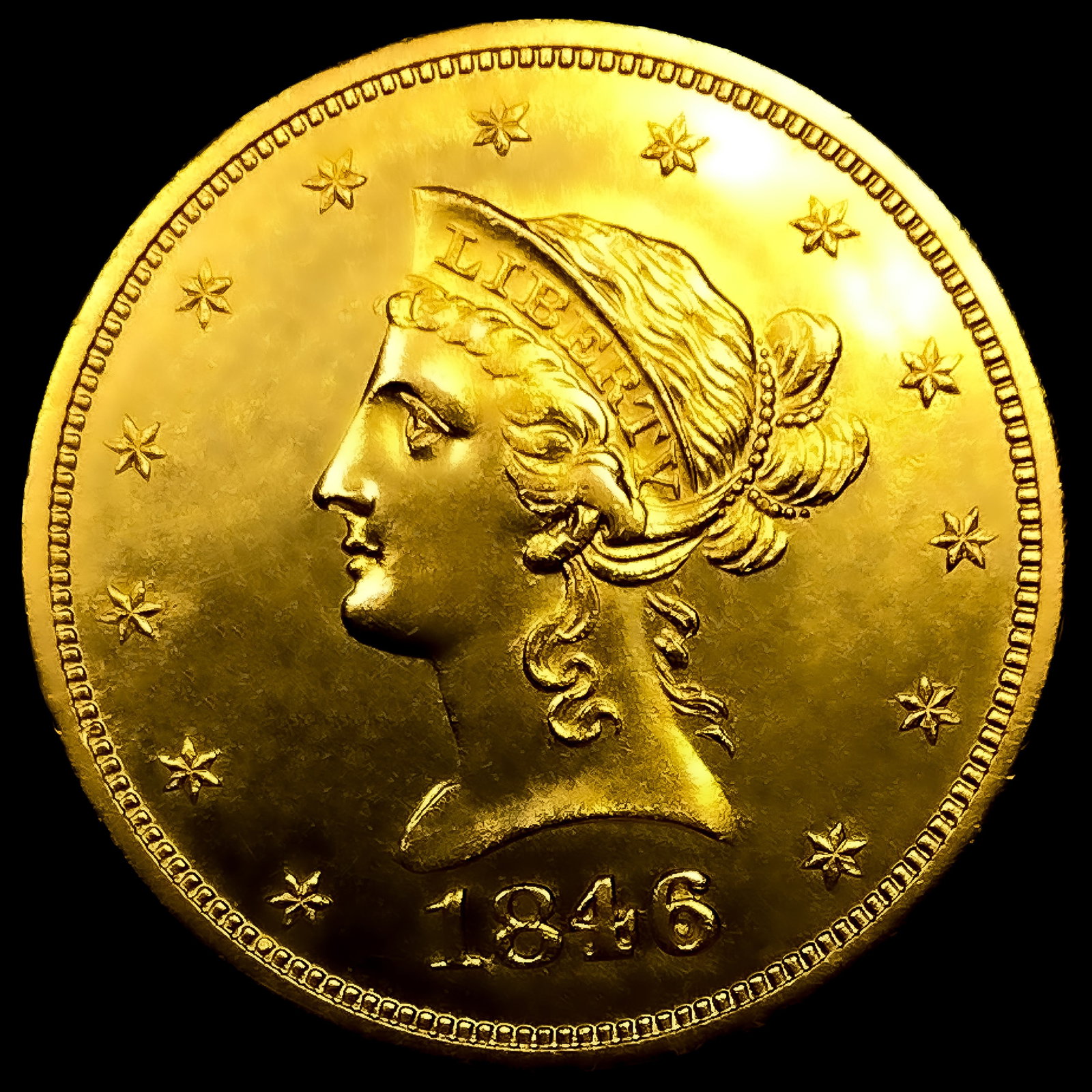 1846/5-O $10 Gold Eagle: 1846/5-O $10 Gold Eagle