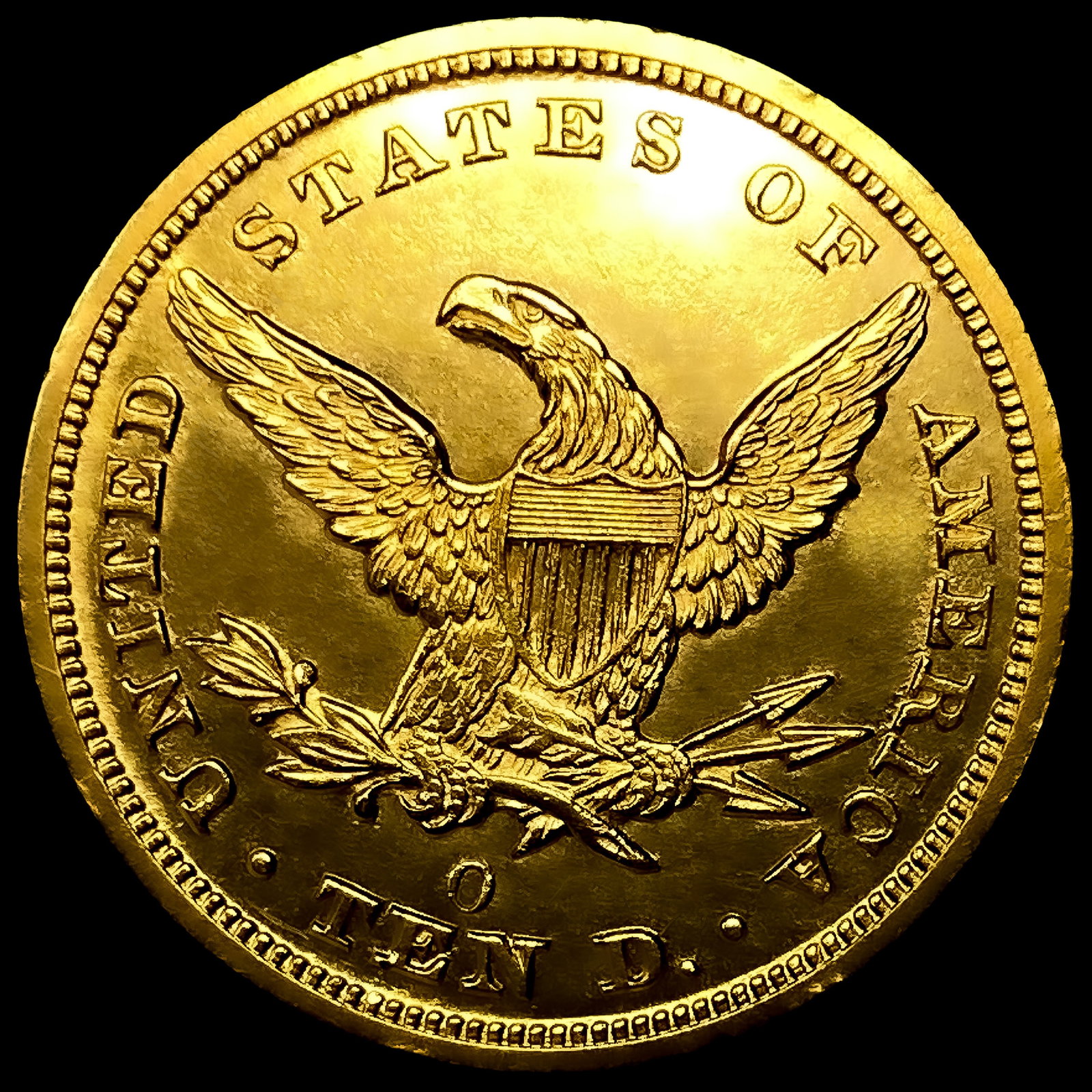 1846/5-O $10 Gold Eagle - 2