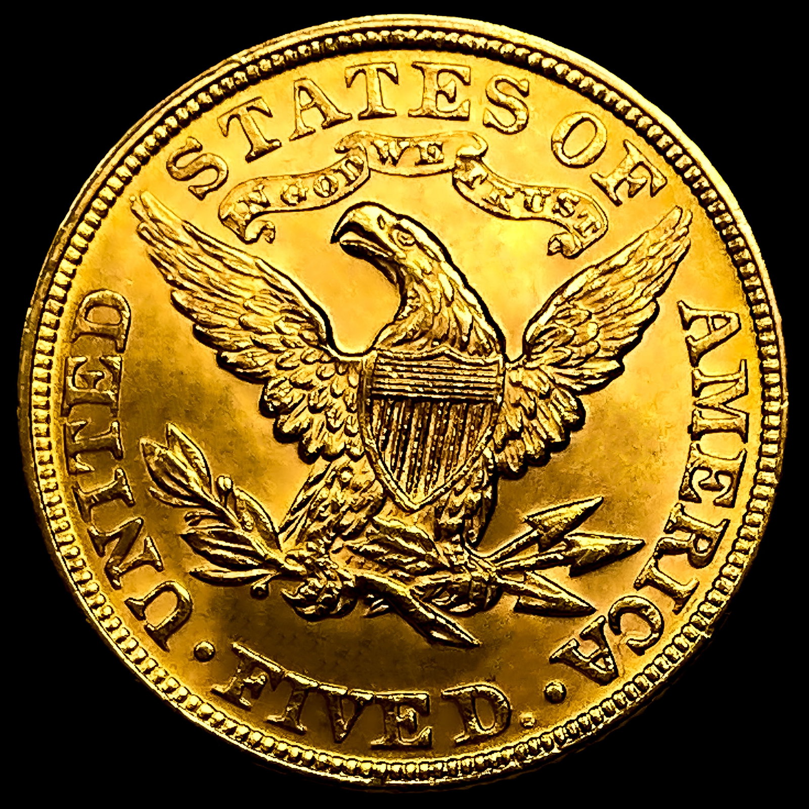 1892 $5 Gold Half Eagle - 2