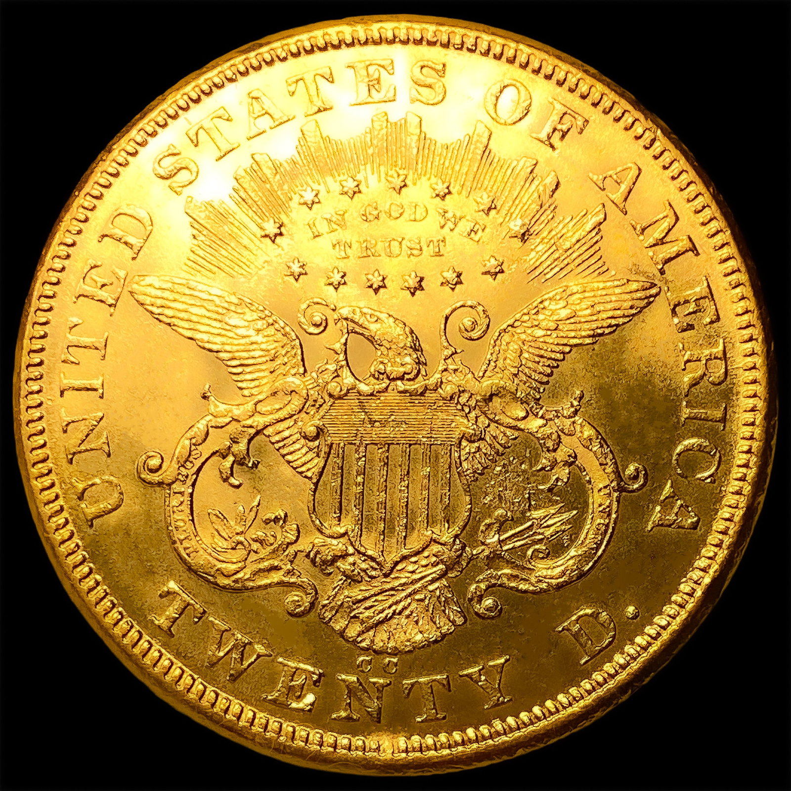 1873-CC $20 Gold Double Eagle - 2