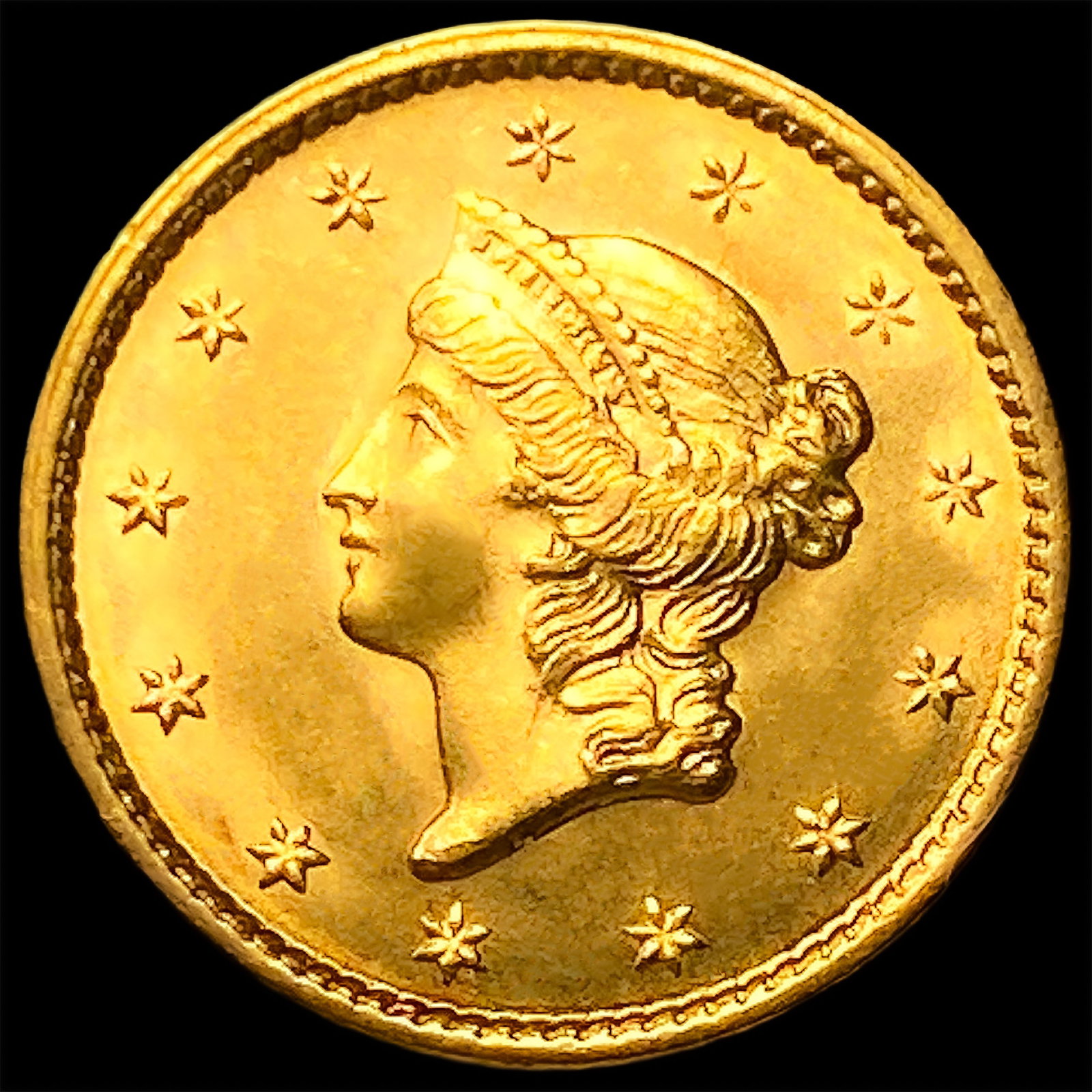 1849 Rare Gold Dollar: 1849 Rare Gold Dollar