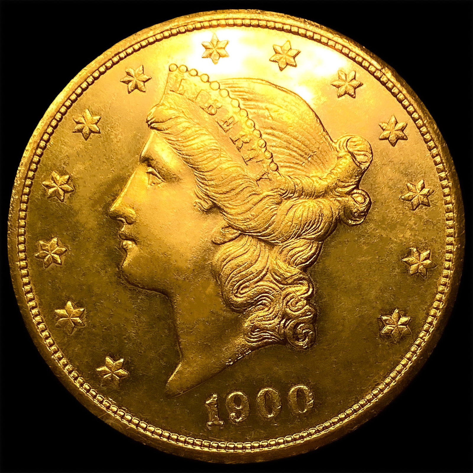 1900-S $20 Gold Double Eagle: 1900-S $20 Gold Double Eagle
