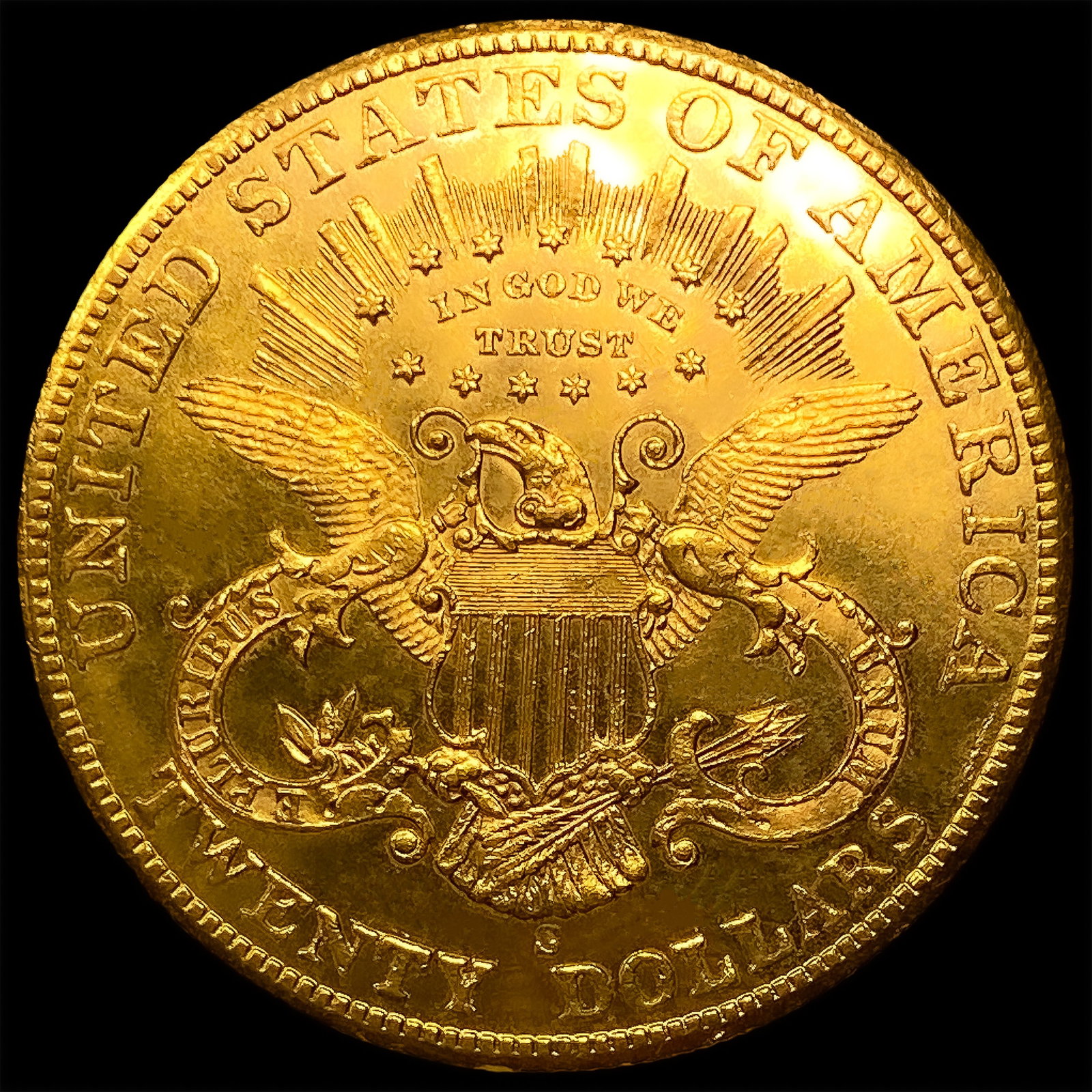 1900-S $20 Gold Double Eagle - 2