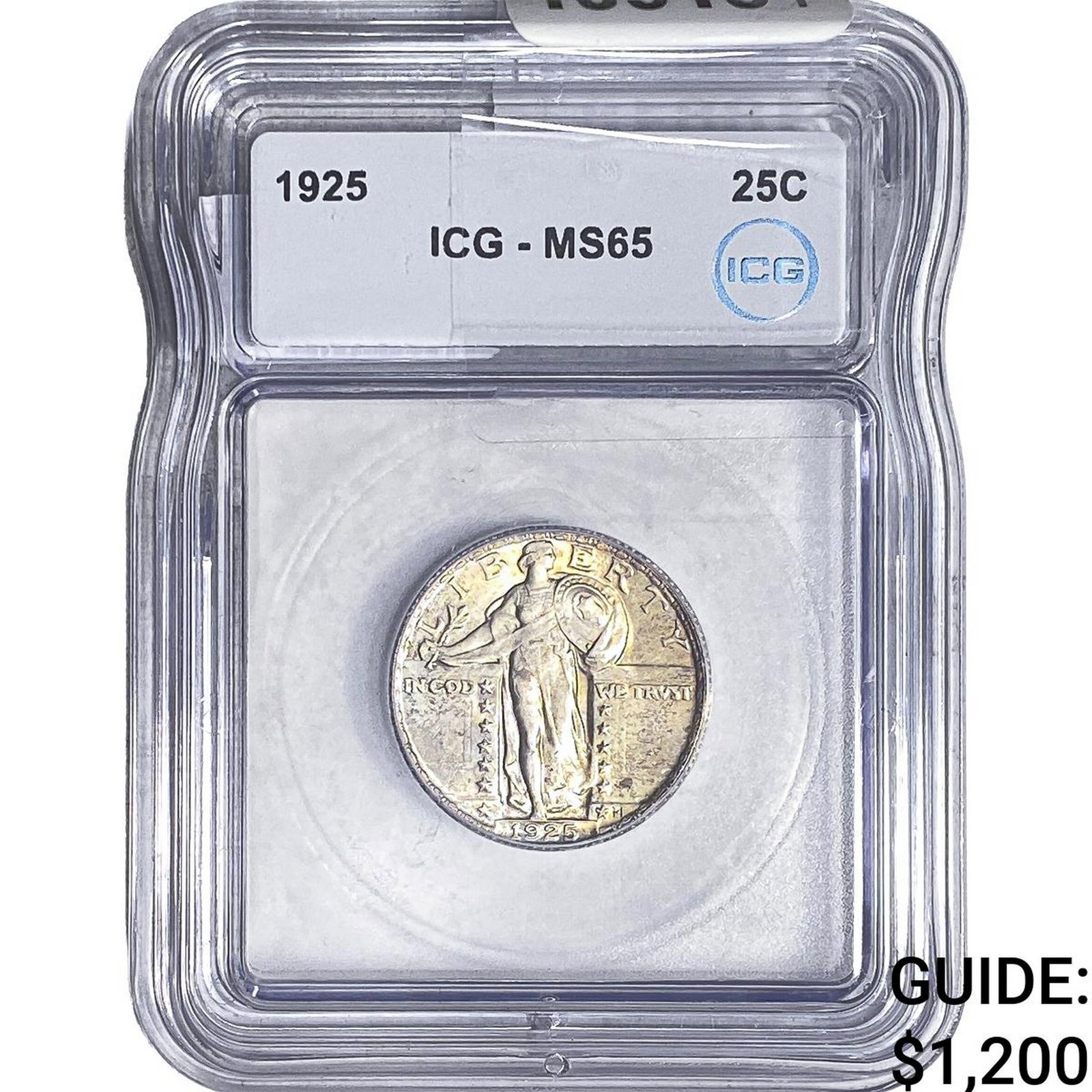 1925 Standing Liberty Quarter ICG MS65: 1925 Standing Liberty Quarter ICG MS65