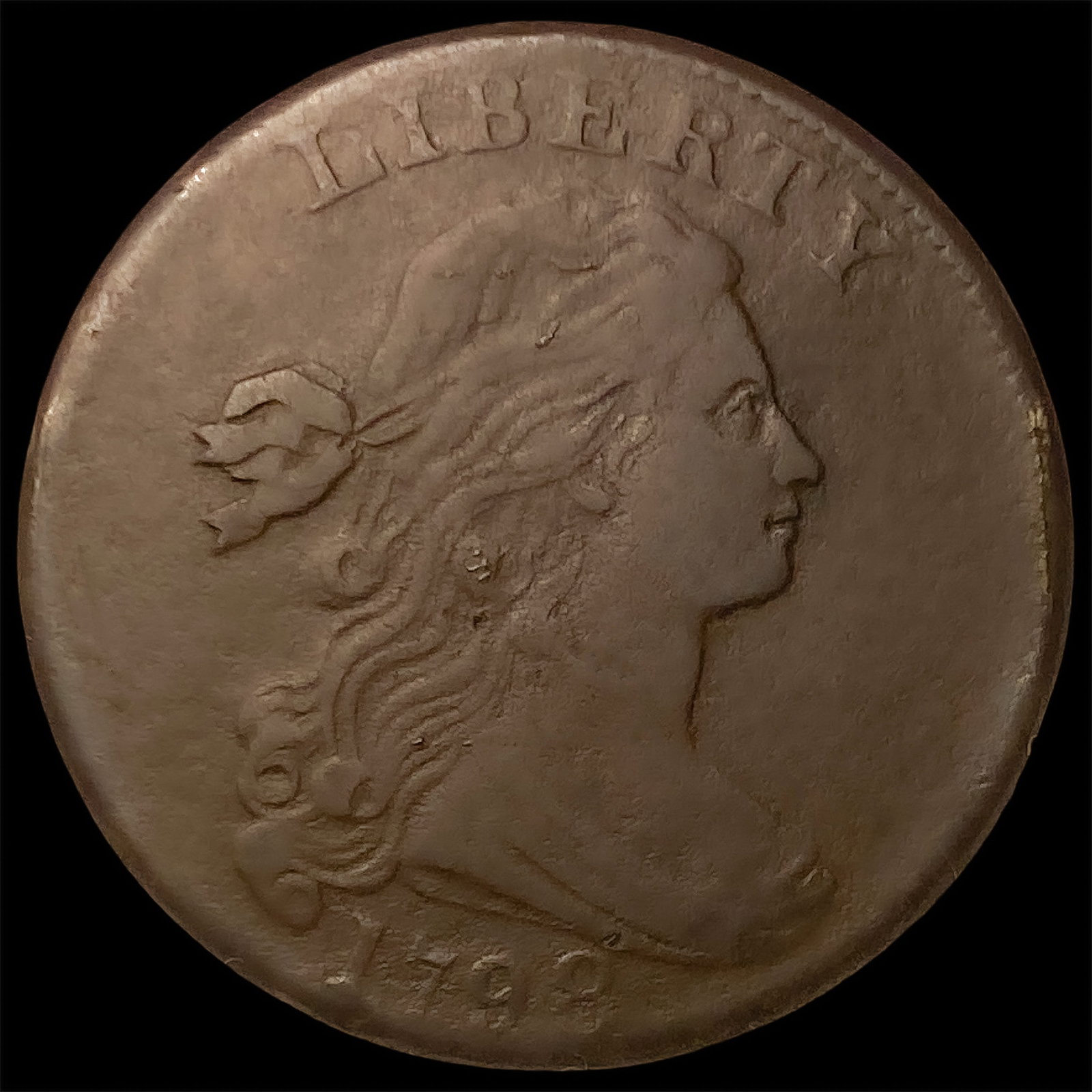 1798 S-165 Draped Bust Large Cent: 1798 S-165 Draped Bust Large Cent