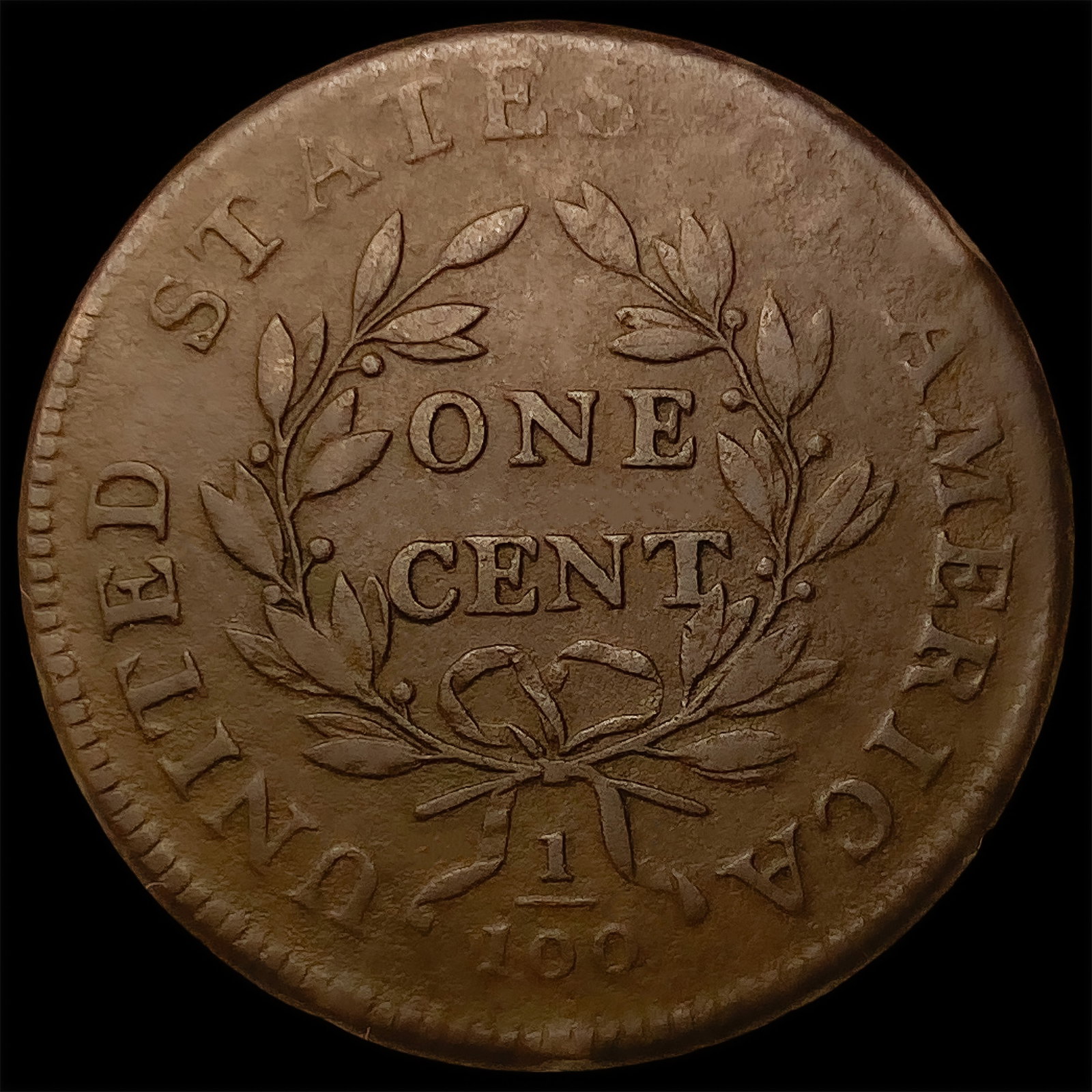 1798 S-165 Draped Bust Large Cent - 2