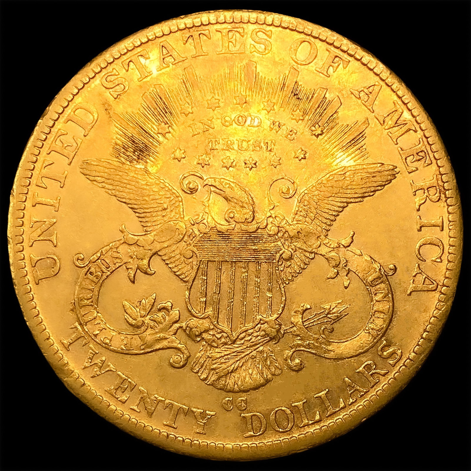 1889-CC $20 Gold Double Eagle - 2