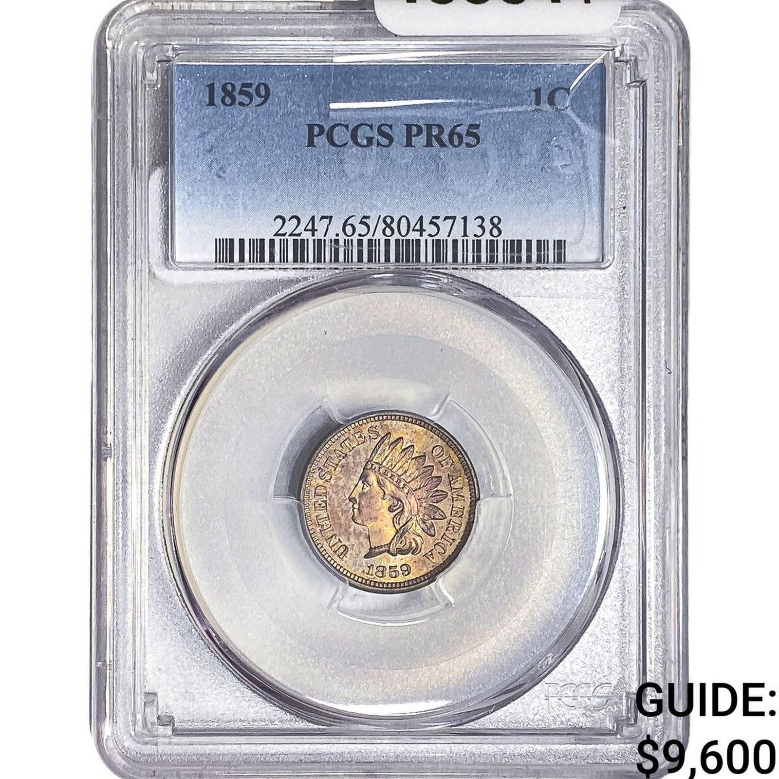 1859 Indian Head Cent PCGS PR65 (1 of 2)