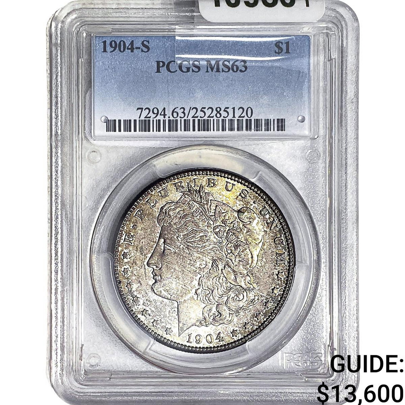 1904-S Morgan Silver Dollar PCGS MS63: 1904-S Morgan Silver Dollar PCGS MS63