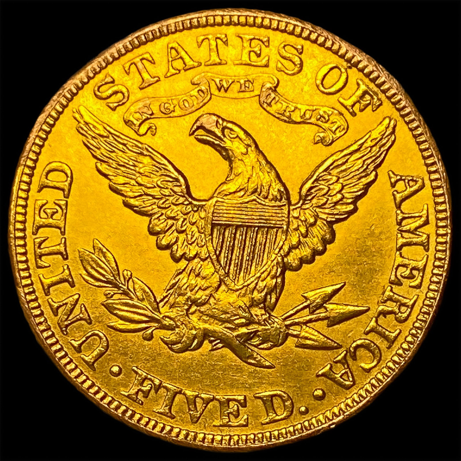 1890 $5 Gold Half Eagle - 2