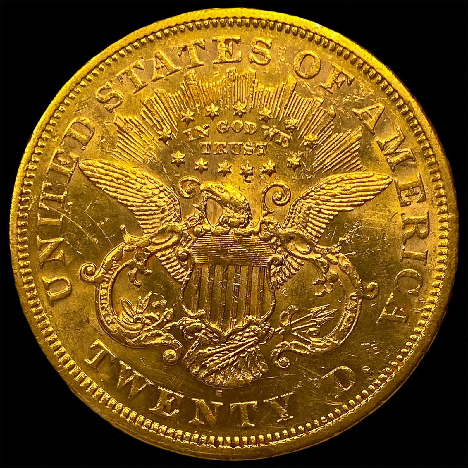 1871-S $20 Gold Double Eagle - 2
