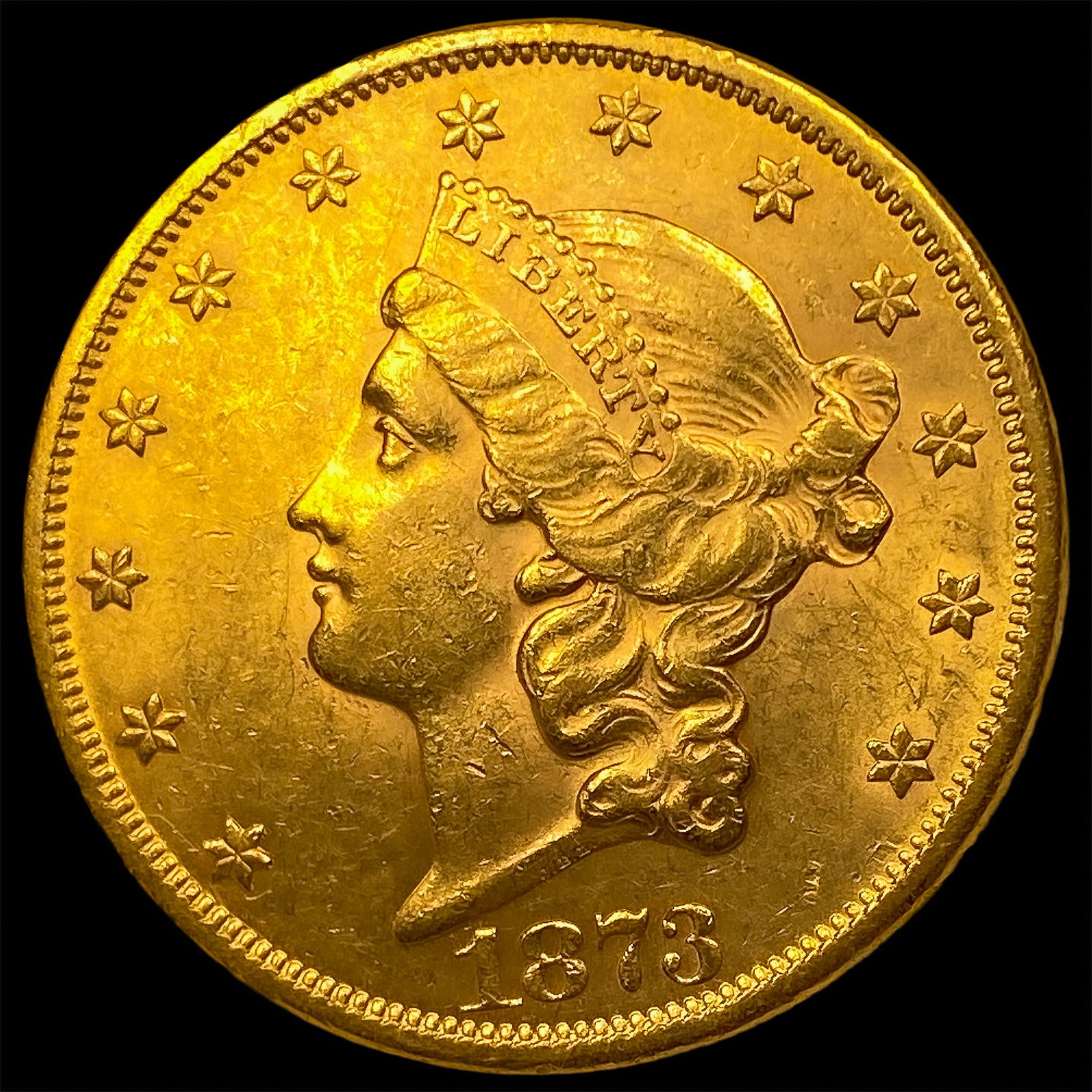 1873 $20 Gold Double Eagle: 1873 $20 Gold Double Eagle
