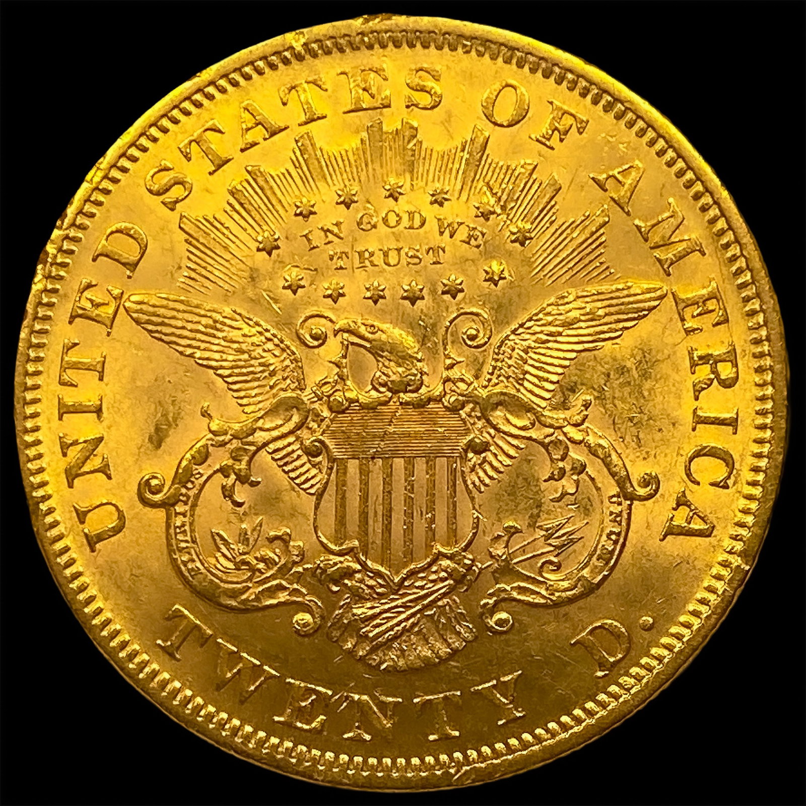 1873 $20 Gold Double Eagle - 2