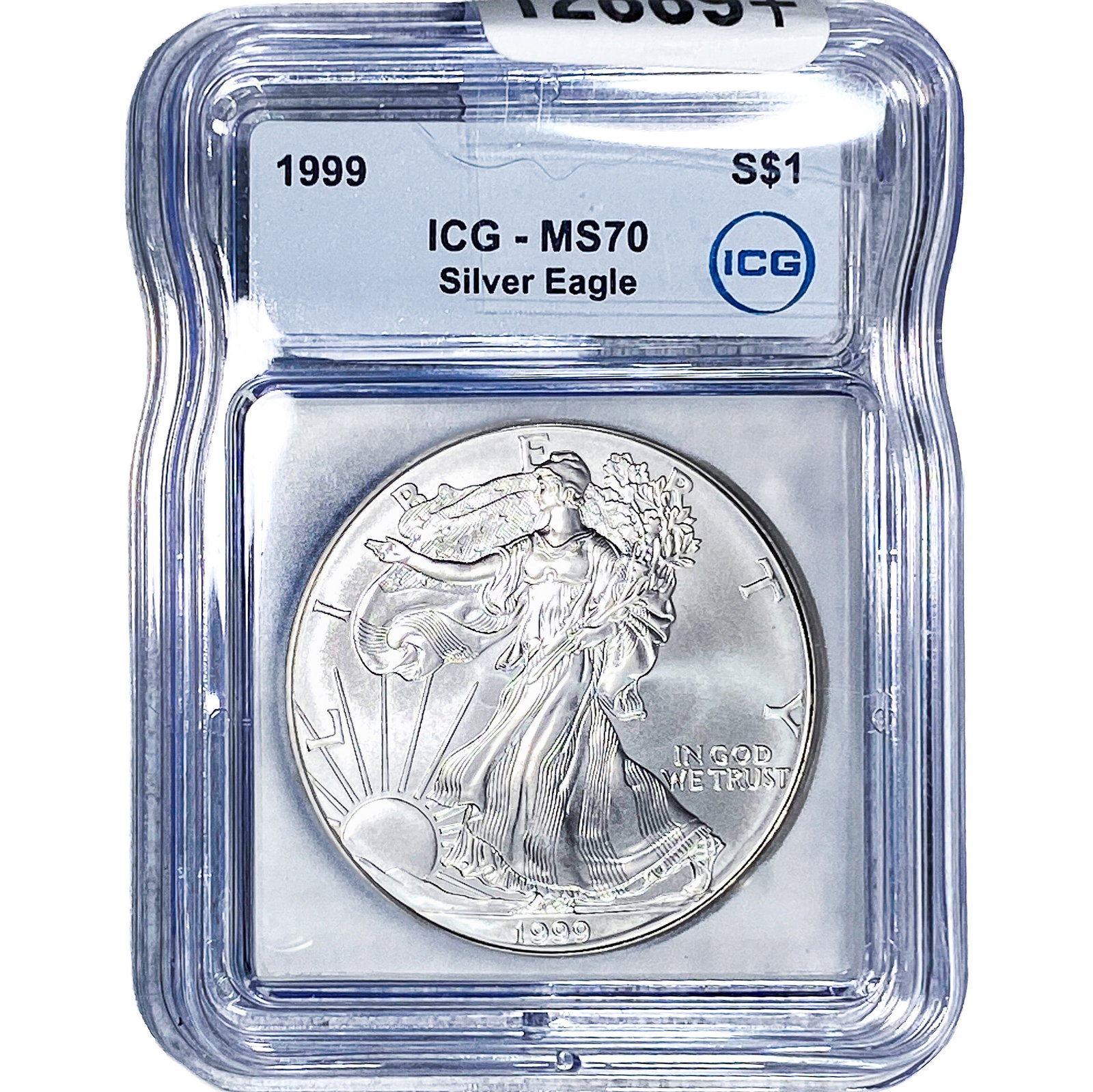 1999 Silver Eagle ICG MS70: 1999 Silver Eagle ICG MS70