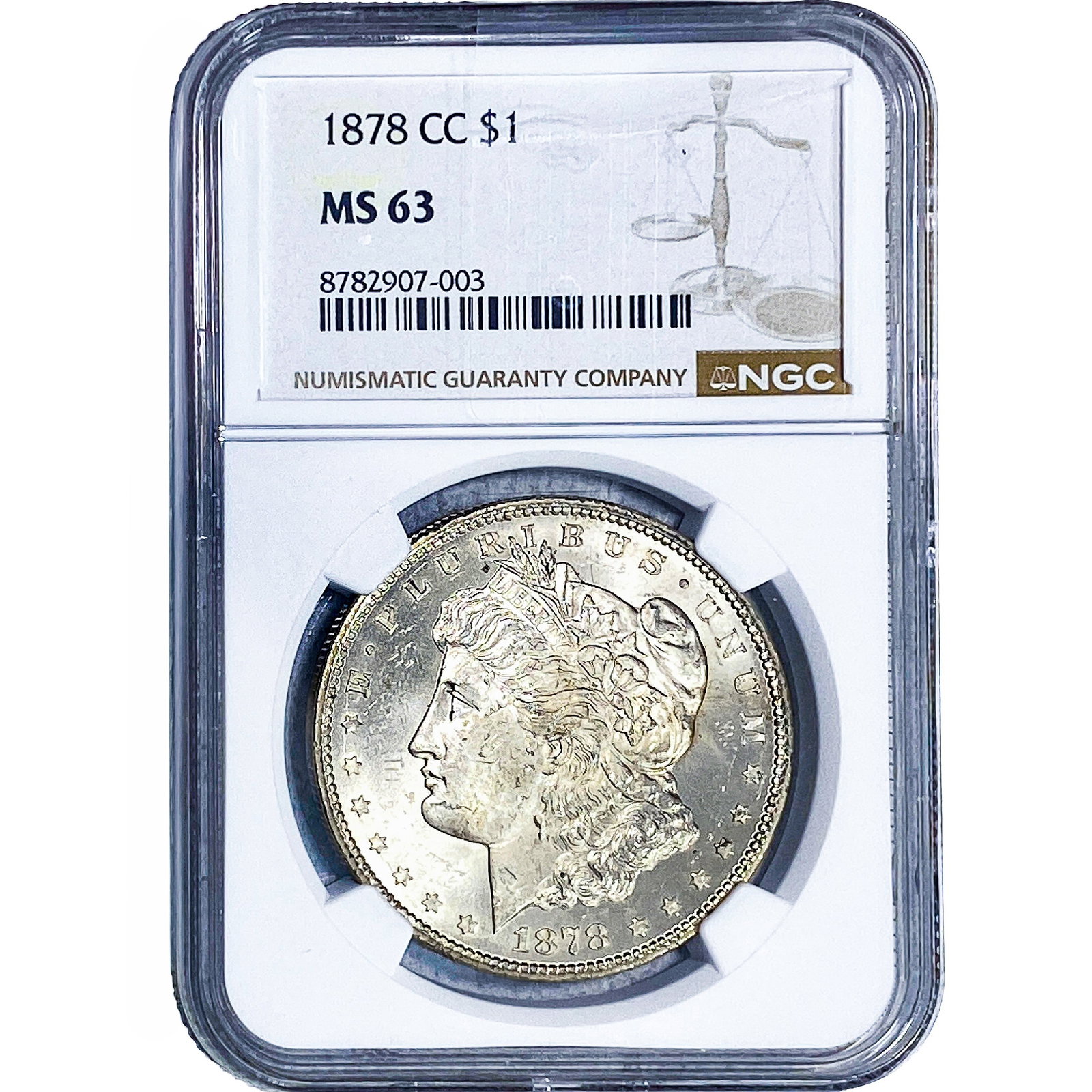 1787-CC Morgan Silver Dollar NGC MS63 (1 of 4)