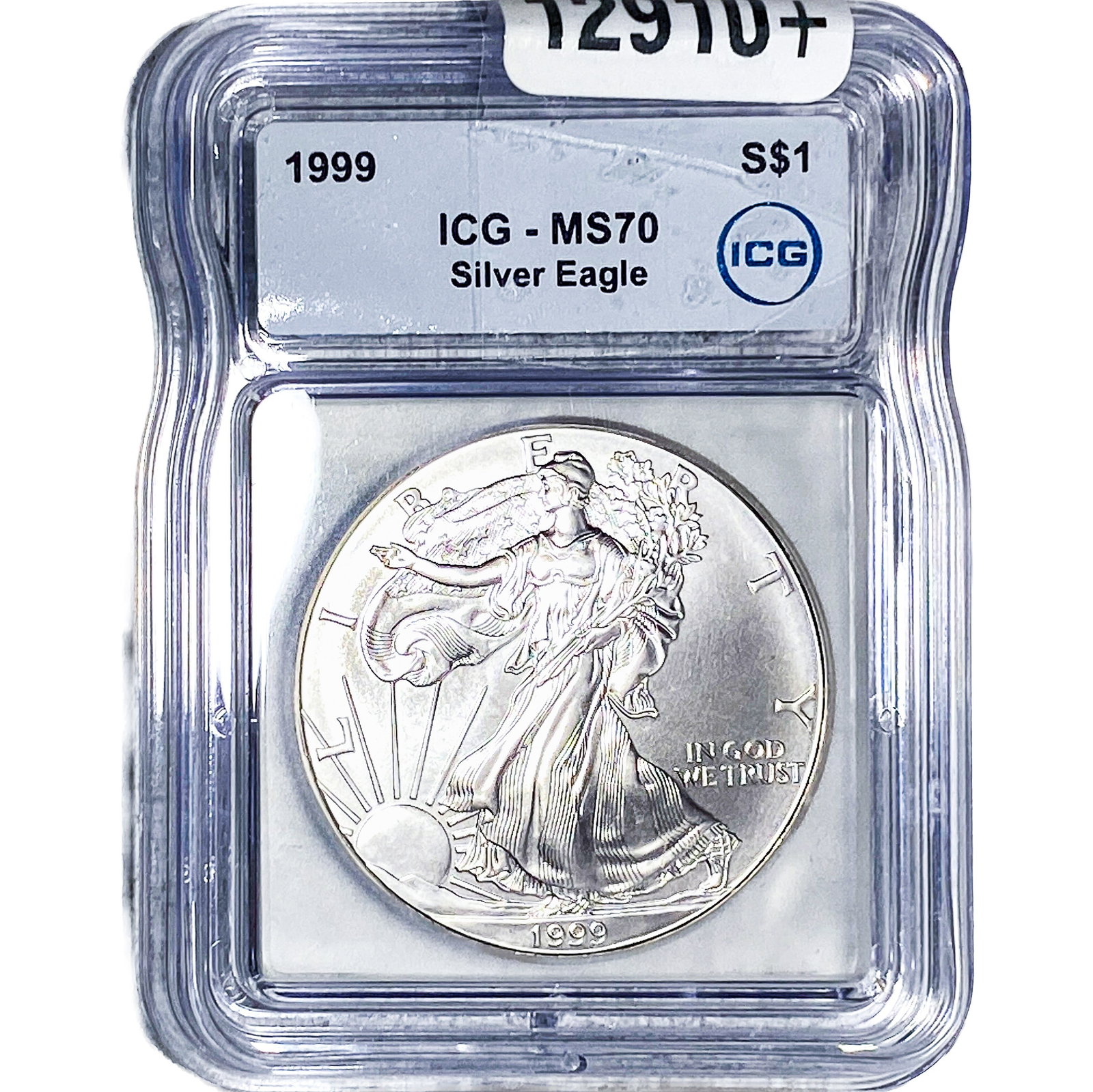 1999 Silver Eagle ICG MS70: 1999 Silver Eagle ICG MS70