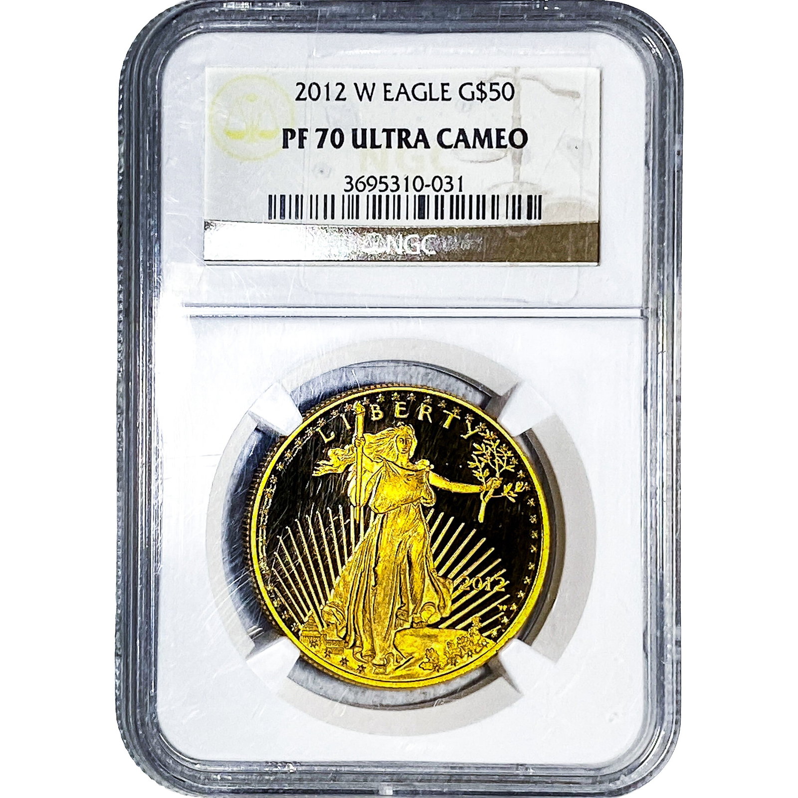 2012-W $50 Gold Eagle 1oz AGW NGC PF70 Ultra Cameo (1 of 4)