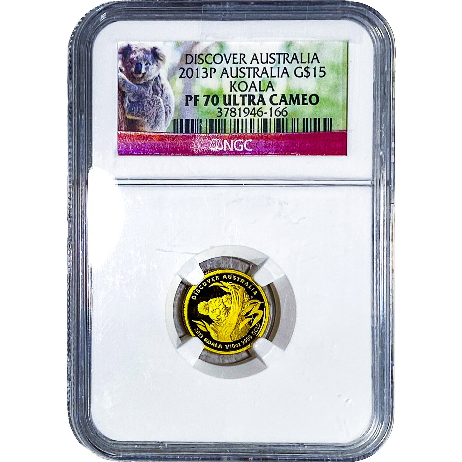 2013P Australia Gold $15 1/10oz AGW-Koala NGC PF70 Ultra Cameo (1 of 4)
