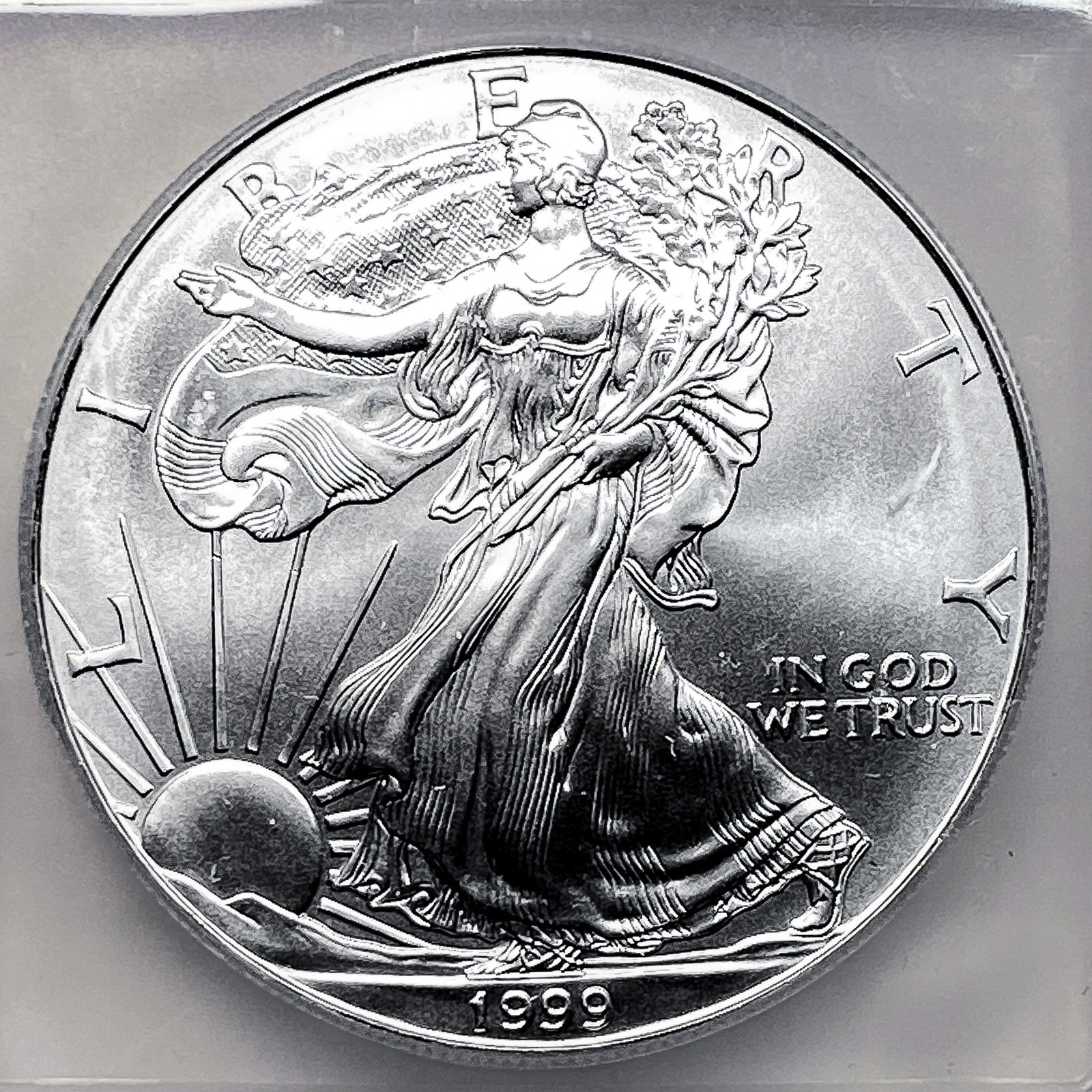 1999 Silver Eagle ICG MS70 - 3