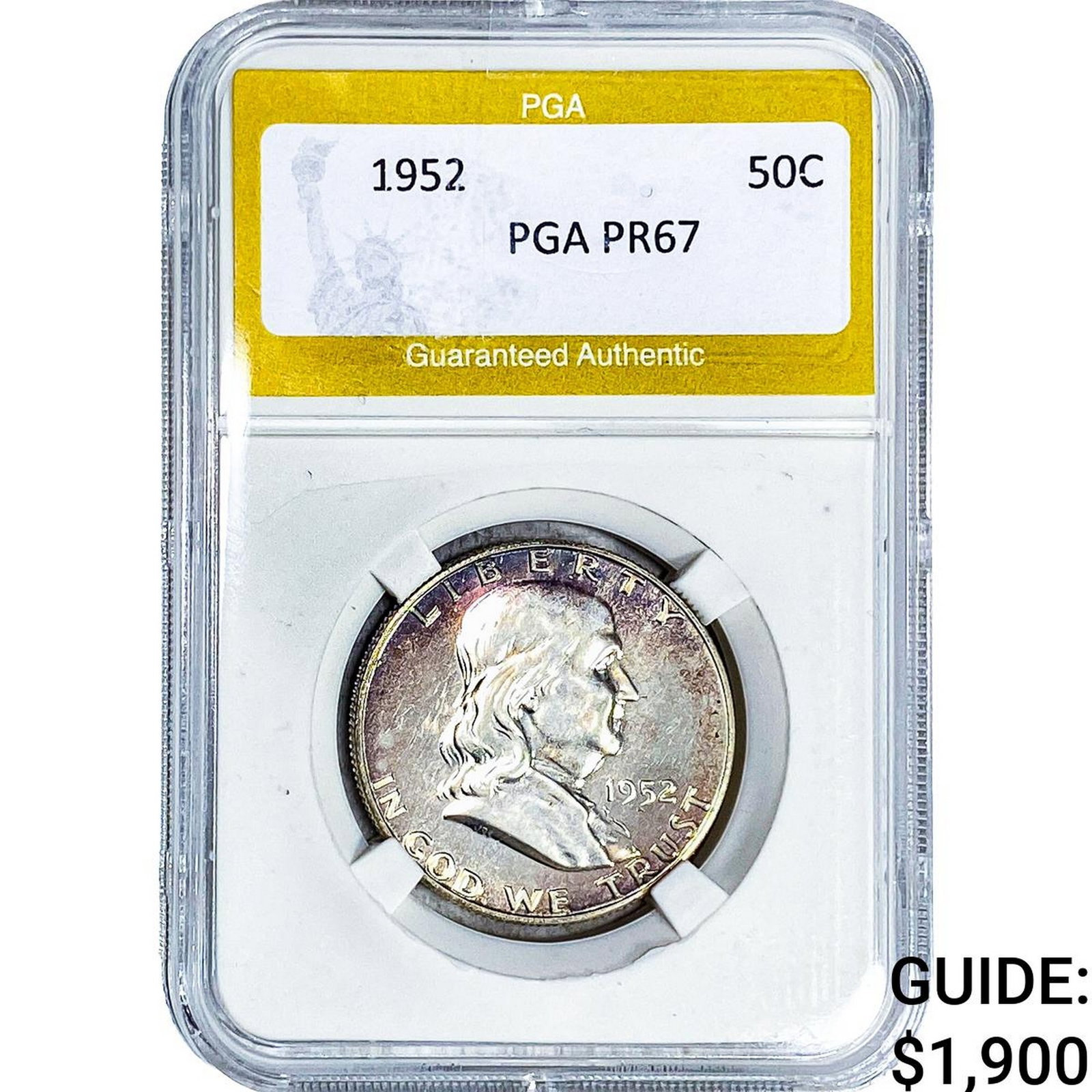 1952 Franklin Half Dollar PGA PR67 (1 of 2)