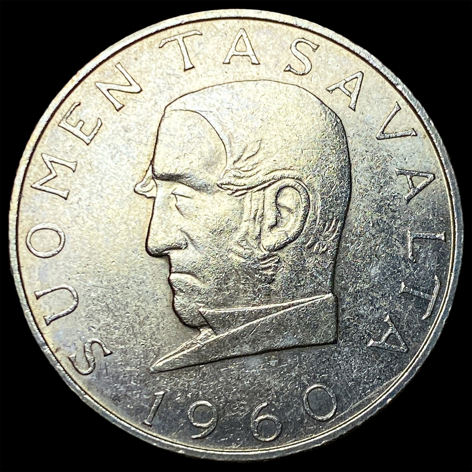 1960 Finland Silver 1000 Markkaa (1 of 2)