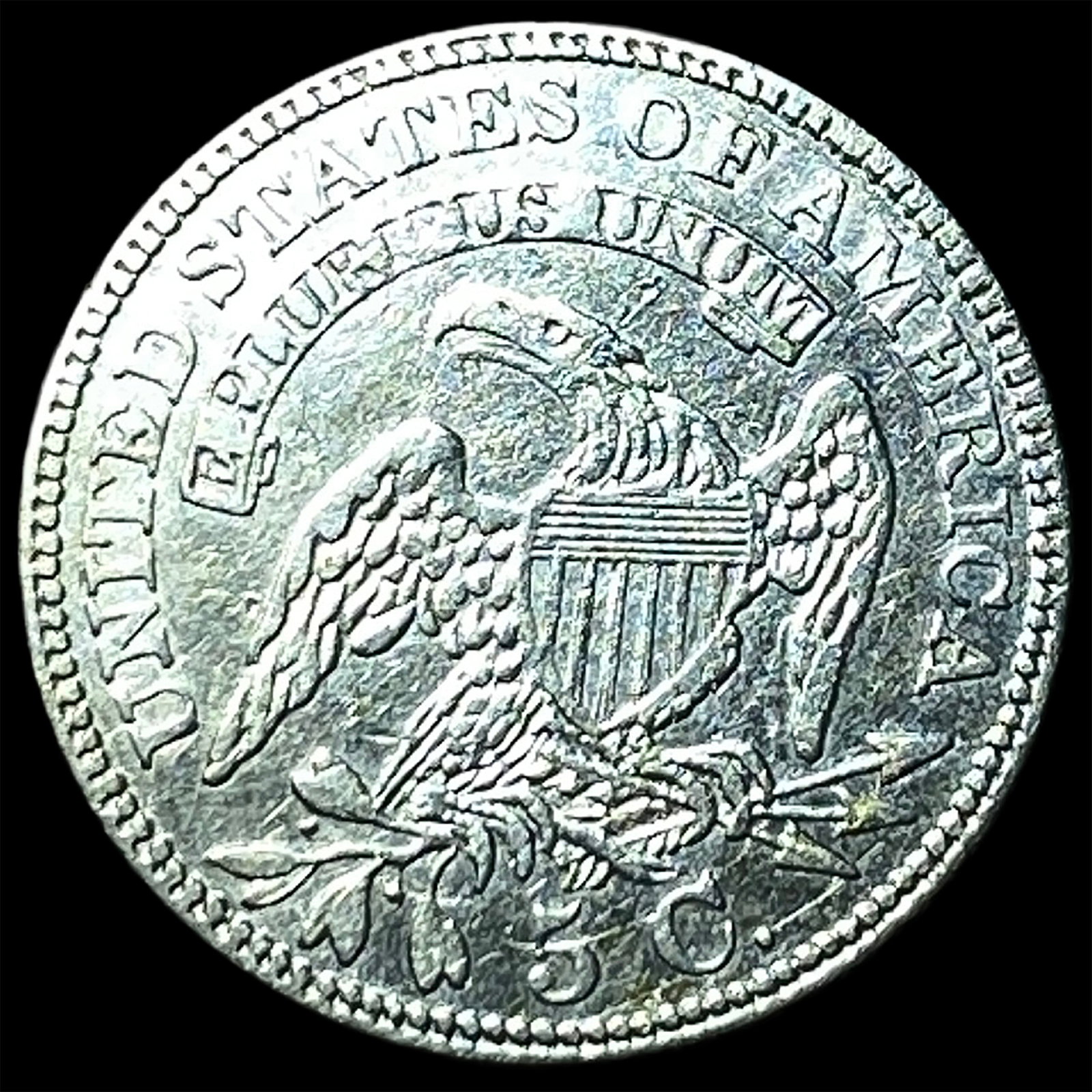 1829 Capped Bust Silver Half Dime CLOSELY UNCIRCULATED - 2