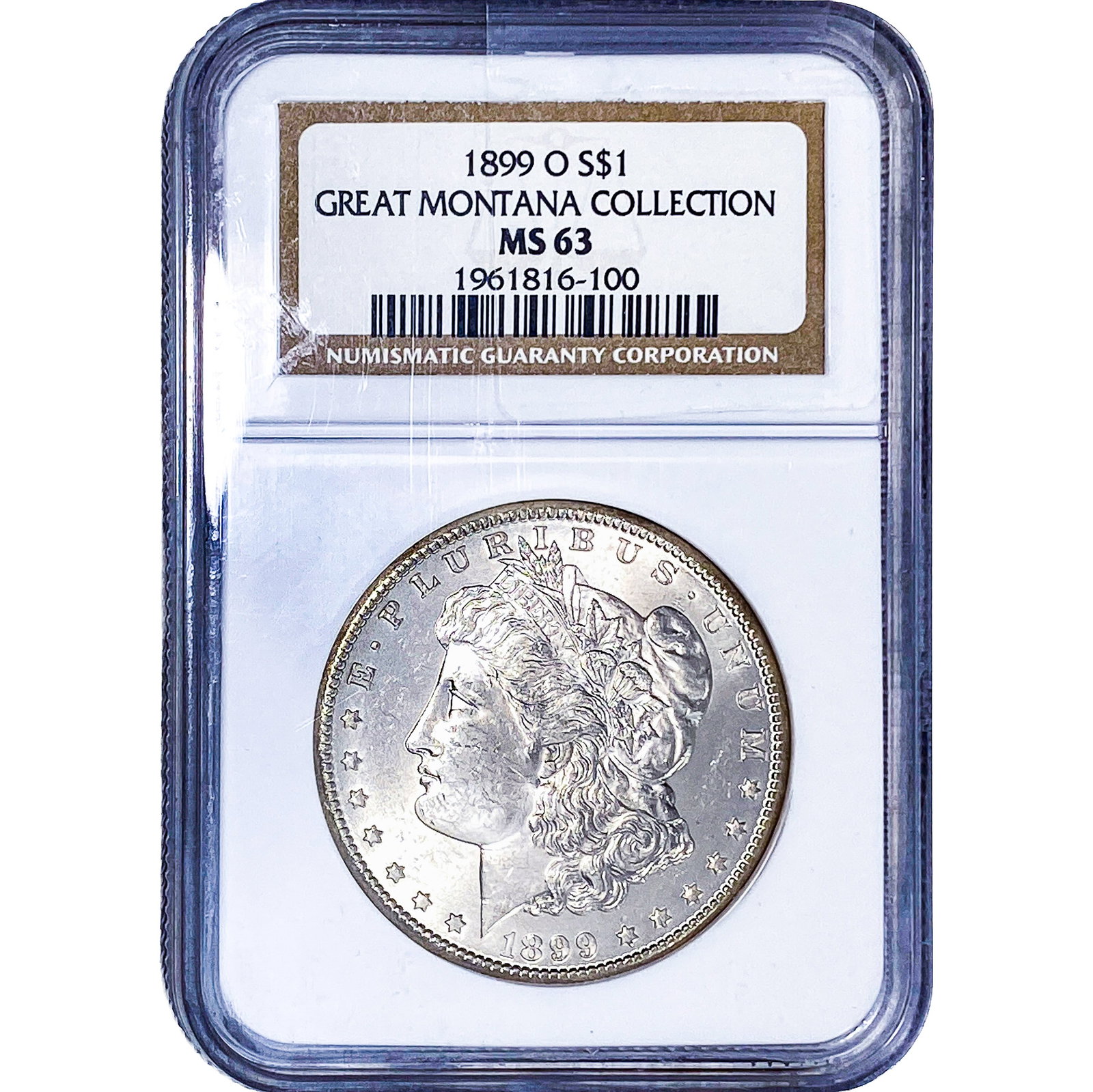 1899-O Morgan Silver Dollar NGC MS63: 1899-O Morgan Silver Dollar NGC MS63