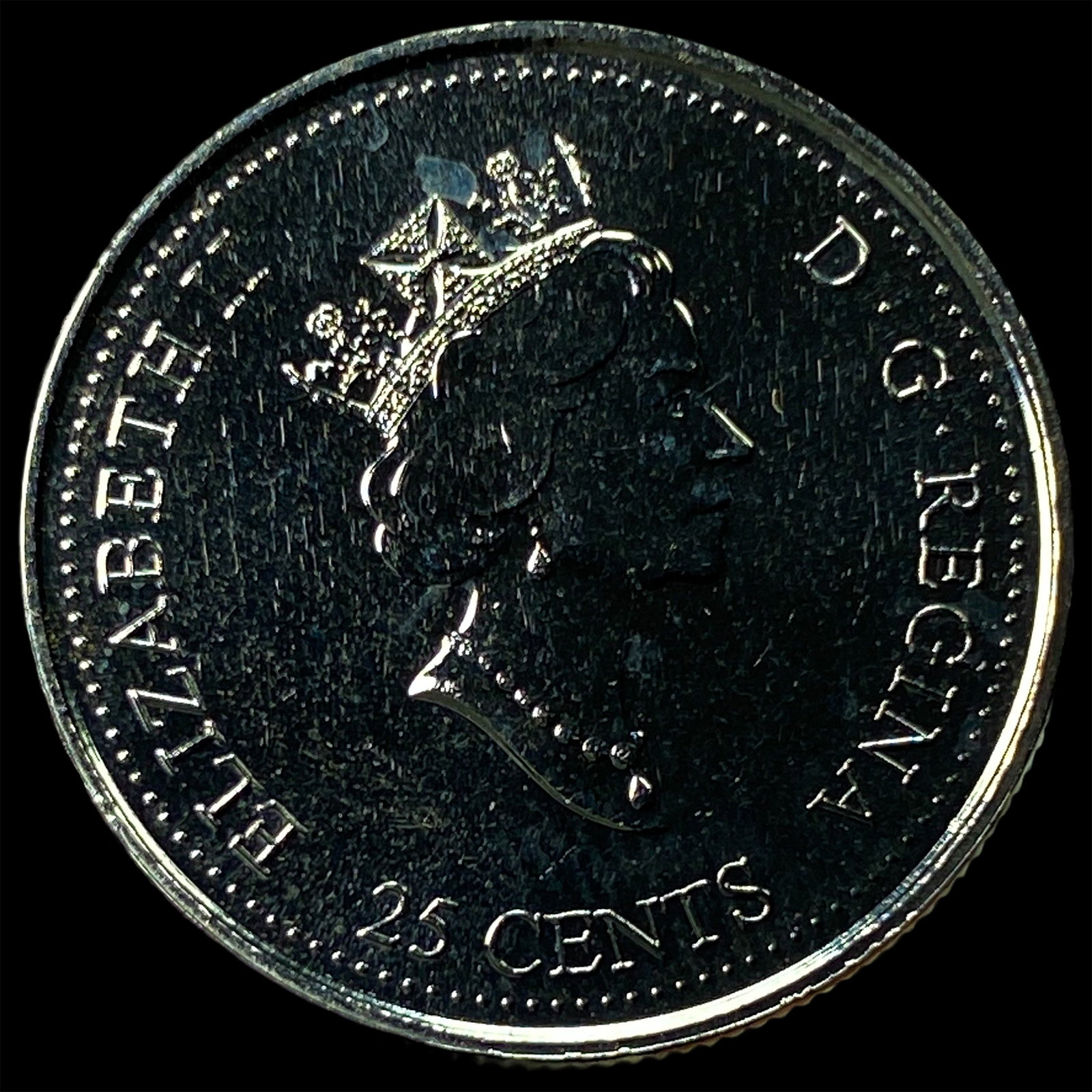 2000 Canada Nickel 25 Cents Natural Legacy PL: 2000 Canada Nickel 25 Cents Natural Legacy PL