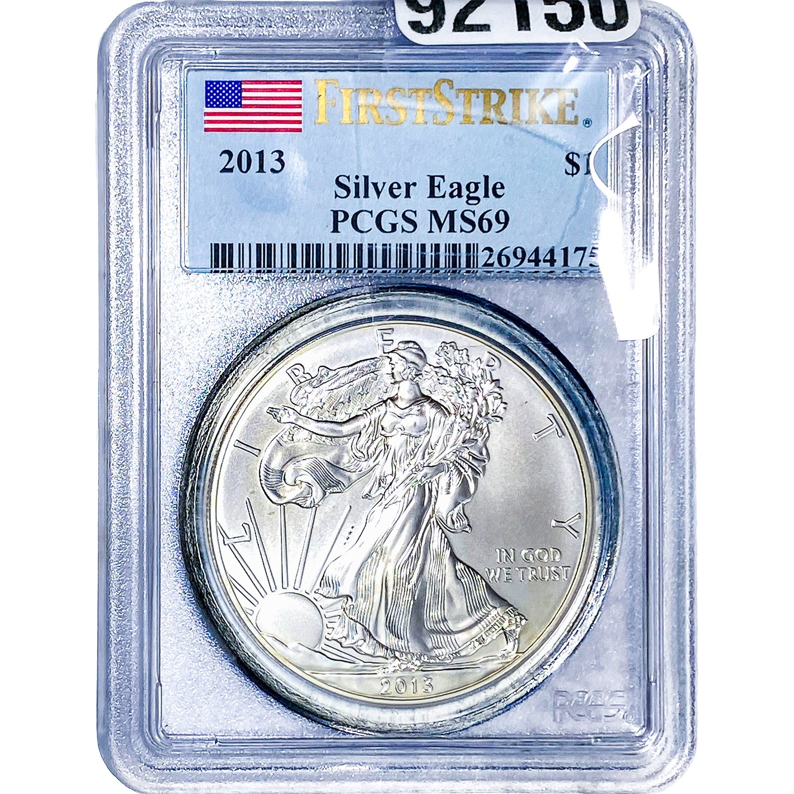 2013 Silver Eagle PCGS MS69 (1 of 2)
