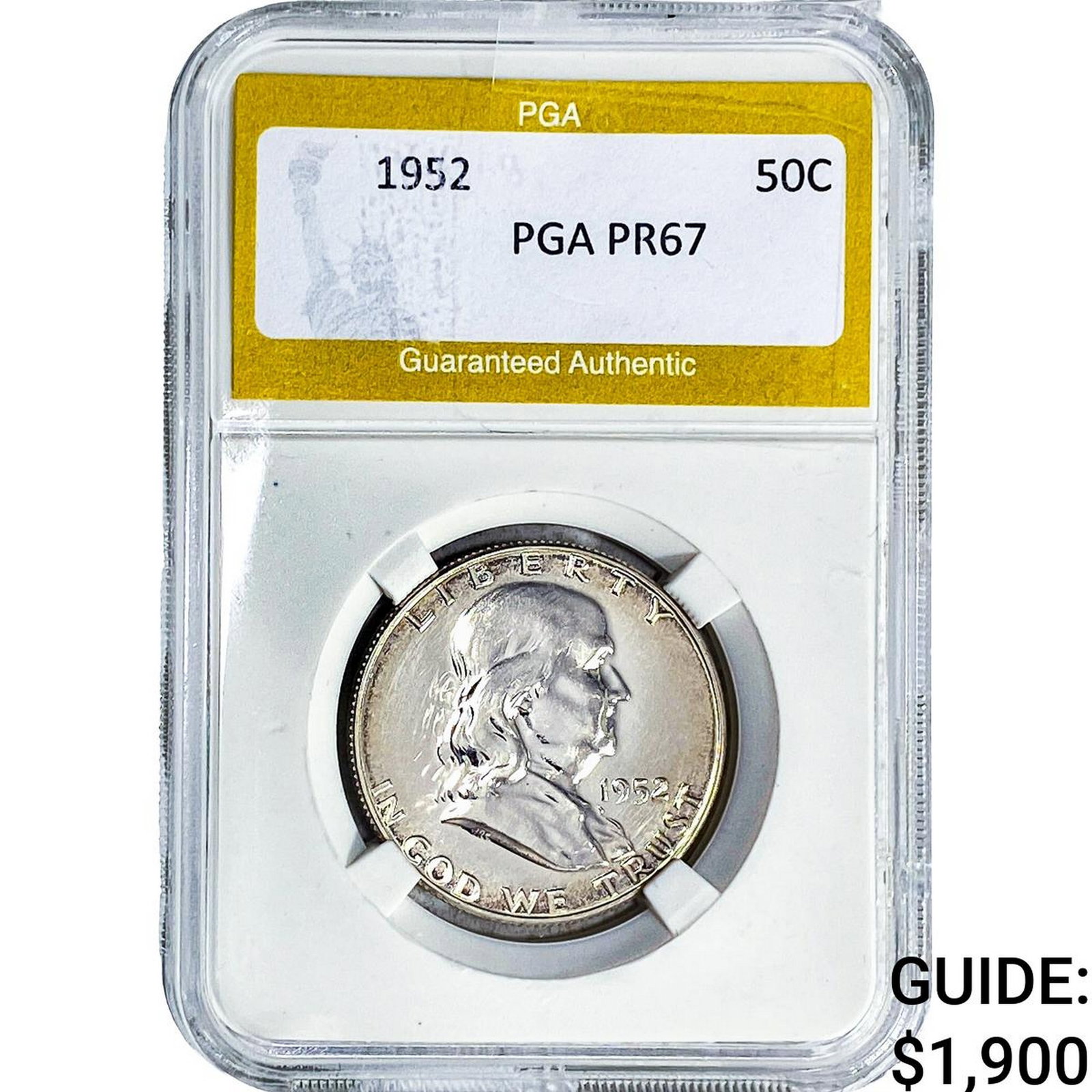 1952 Franklin Half Dollar PGA PR67 (1 of 2)