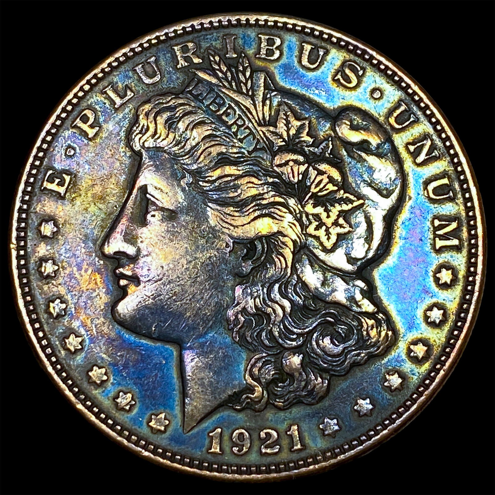 1921-D Silver Morgan Dollar NEARLY UNCIRCULATED: 1921-D Silver Morgan Dollar NEARLY UNCIRCULATED