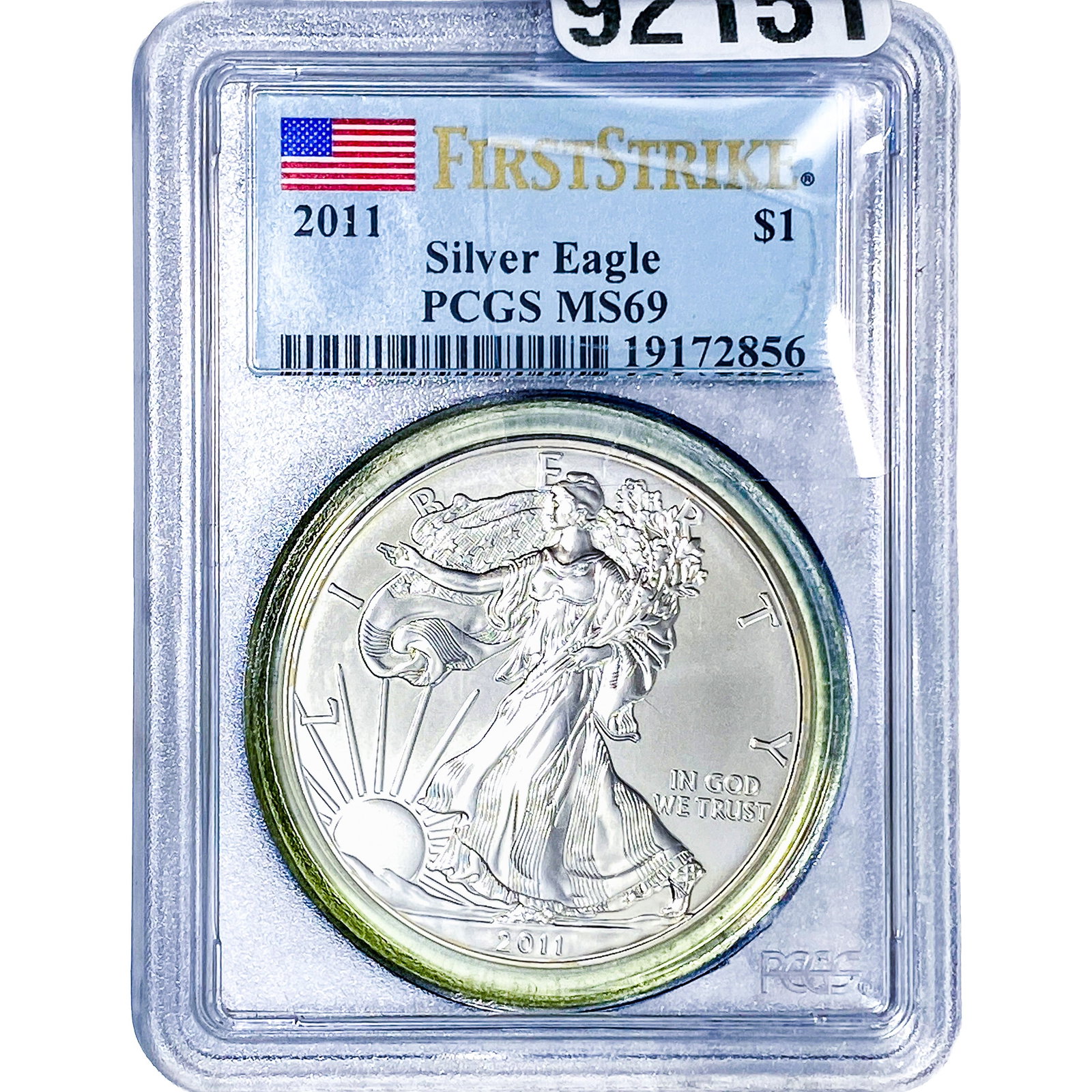 2011 Silver Eagle PCGS MS69 (1 of 2)