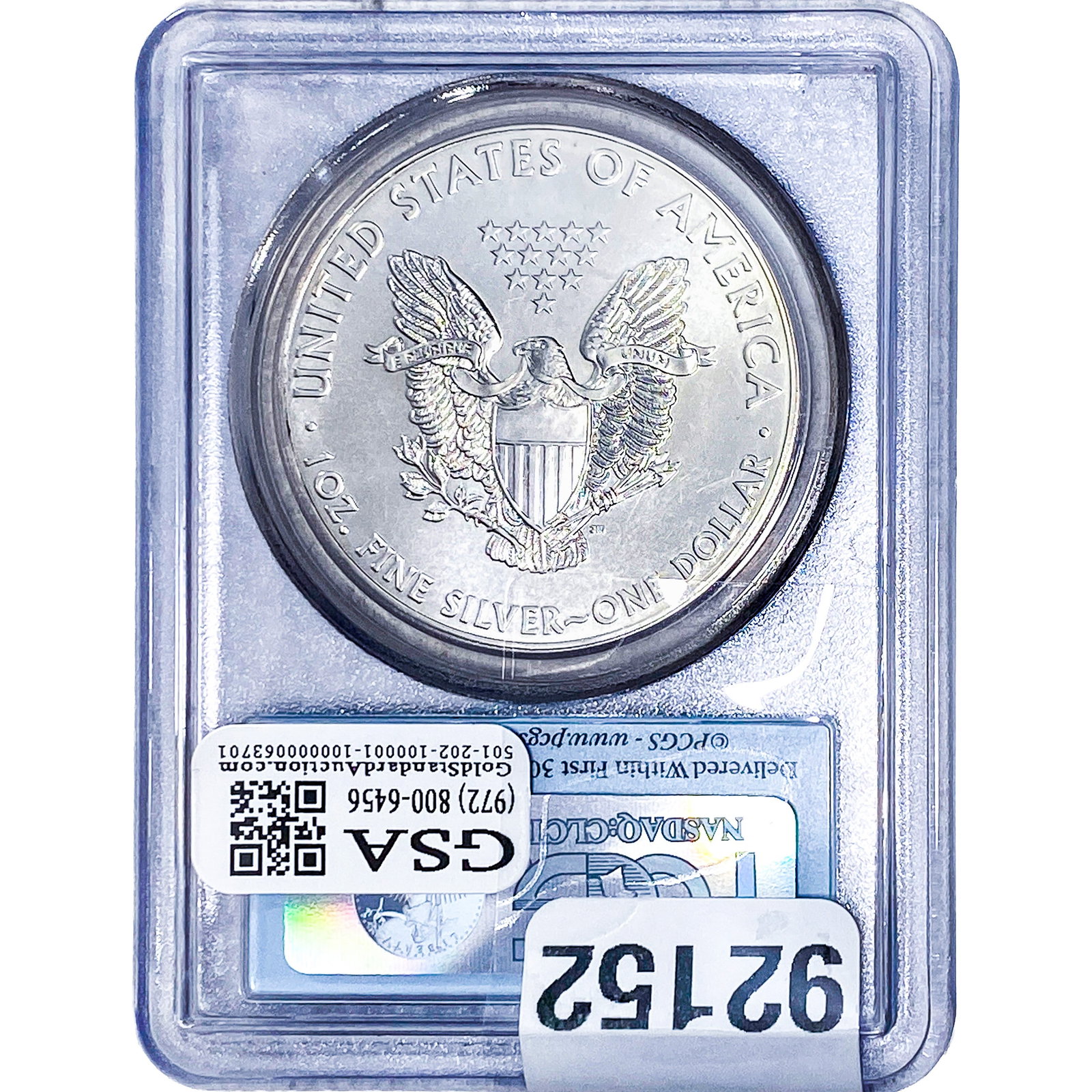 2012 Silver Eagle PCGS MS69 - 2