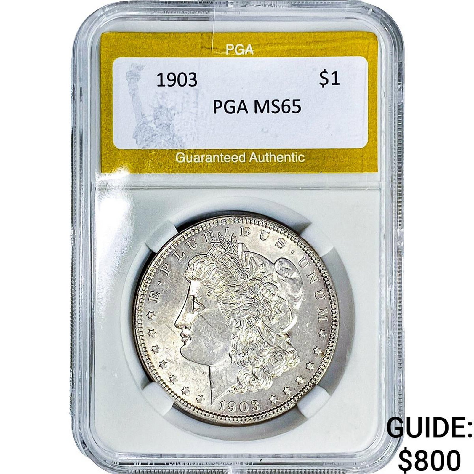 1903 Morgan Silver Dollar PGA MS65: 1903 Morgan Silver Dollar PGA MS65