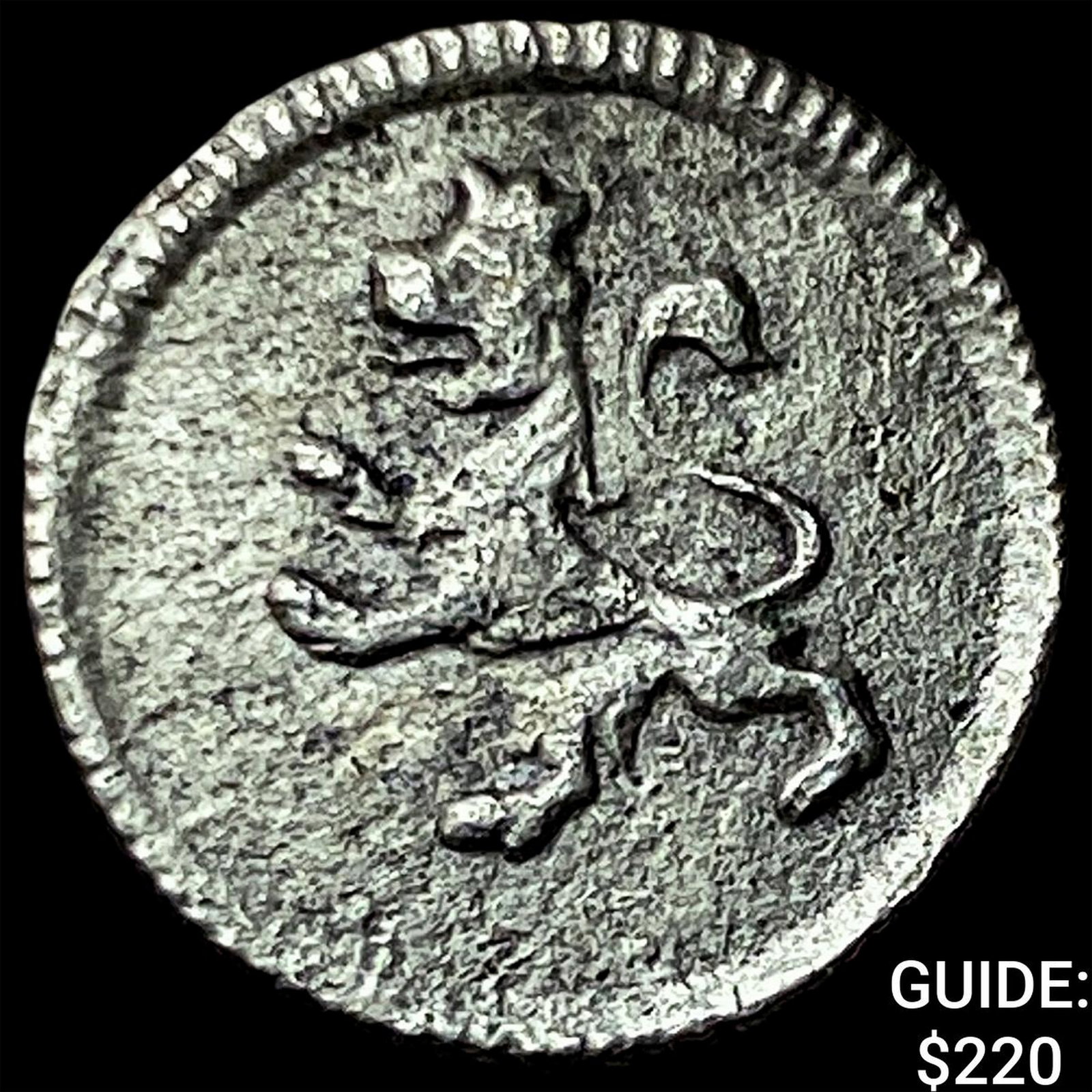 1812 Peru Silver 1/4 Real: 1812 Peru Silver 1/4 Real