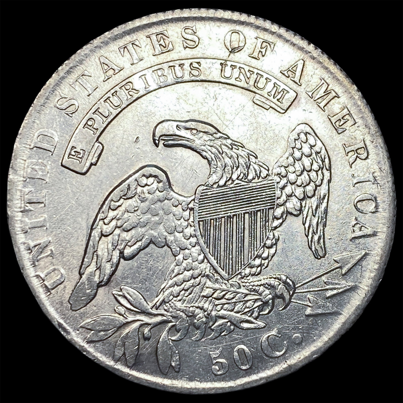 1834 Capped Bust Half Dollar CLOSELY UNCIRCULATED - 2