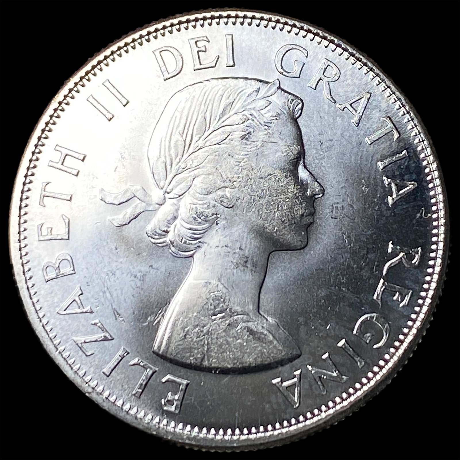1957 Canada Silver 50 Cents GEM BU: 1957 Canada Silver 50 Cents GEM BU