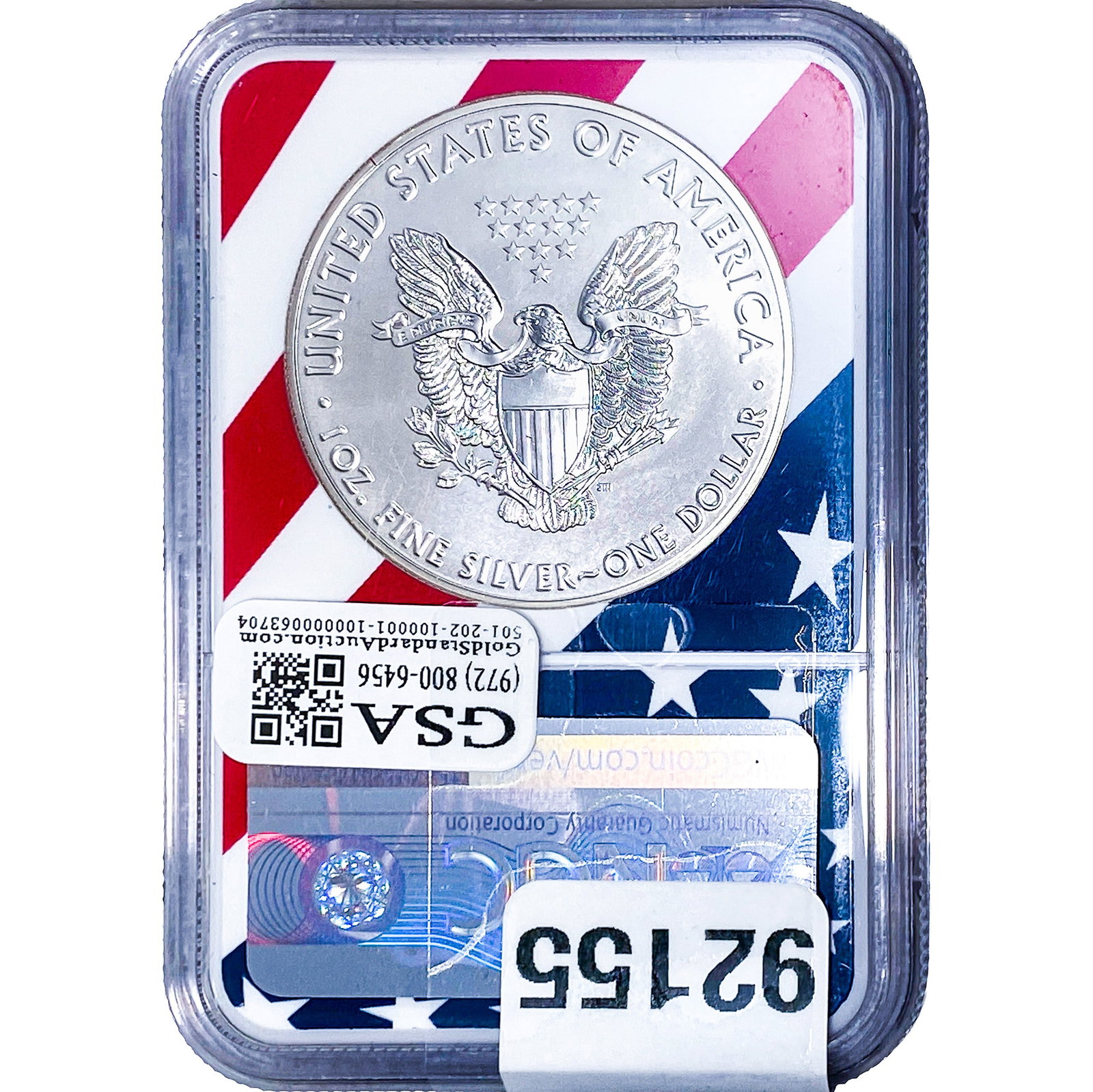 2018 Silver Eagle NGC MS70 - 2