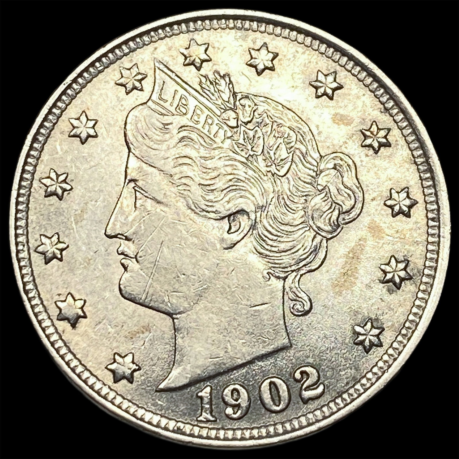 1902 Liberty Head Nickel CHOICE AU: 1902 Liberty Head Nickel CHOICE AU