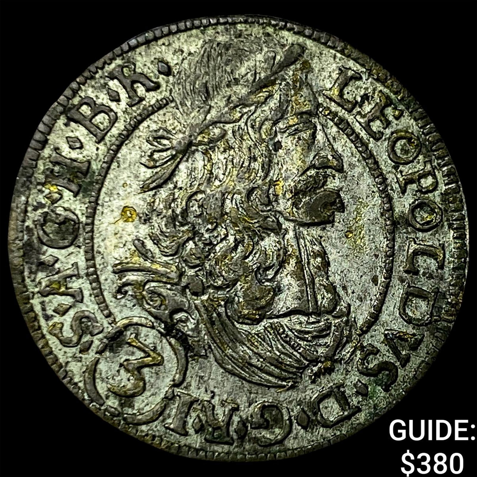 1693 Austria Leopold the Hogmouth SIlver Grochen (1 of 2)