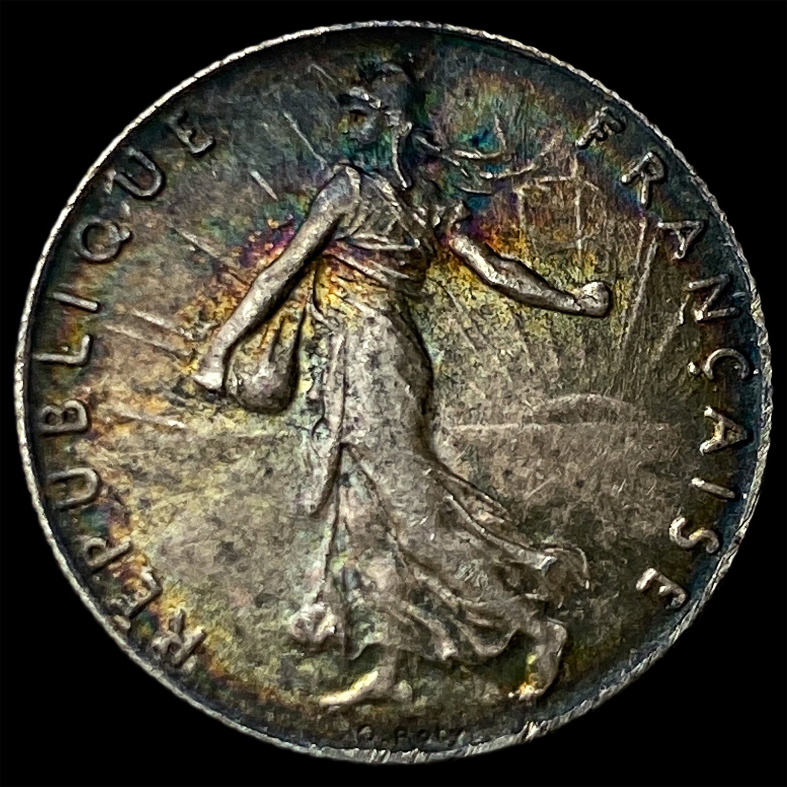 1918 France Silver 50 Centimes (1 of 2)