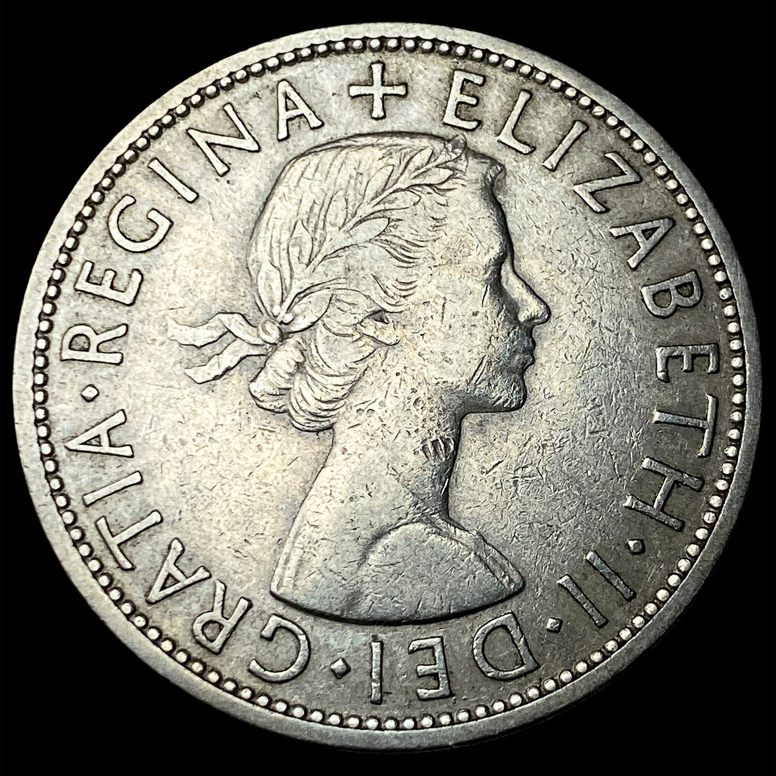 1955 Great Britain Copper Nickel Half Crown (1 of 2)