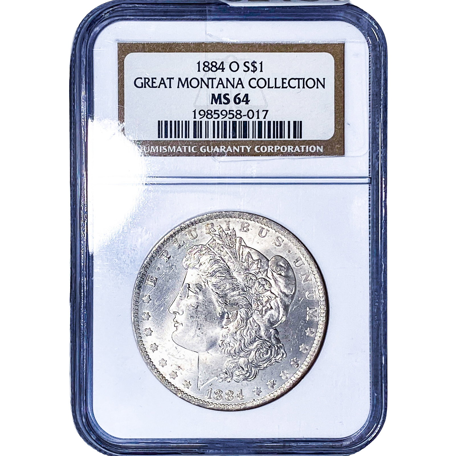1884-O Morgan Silver Dollar NGC MS64 (1 of 2)