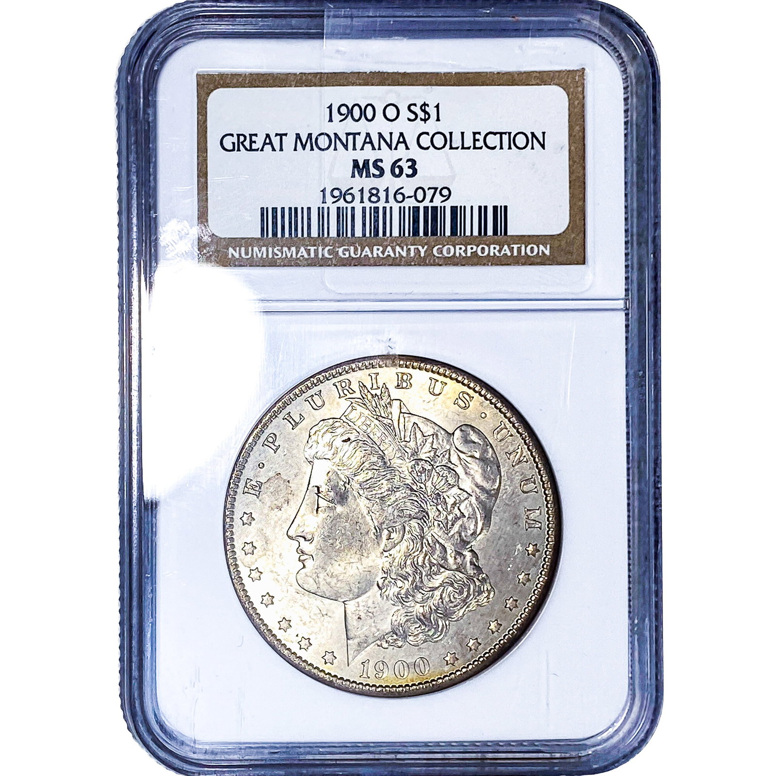 1900-O Morgan Silver Dollar NGC MS63: 1900-O Morgan Silver Dollar NGC MS63